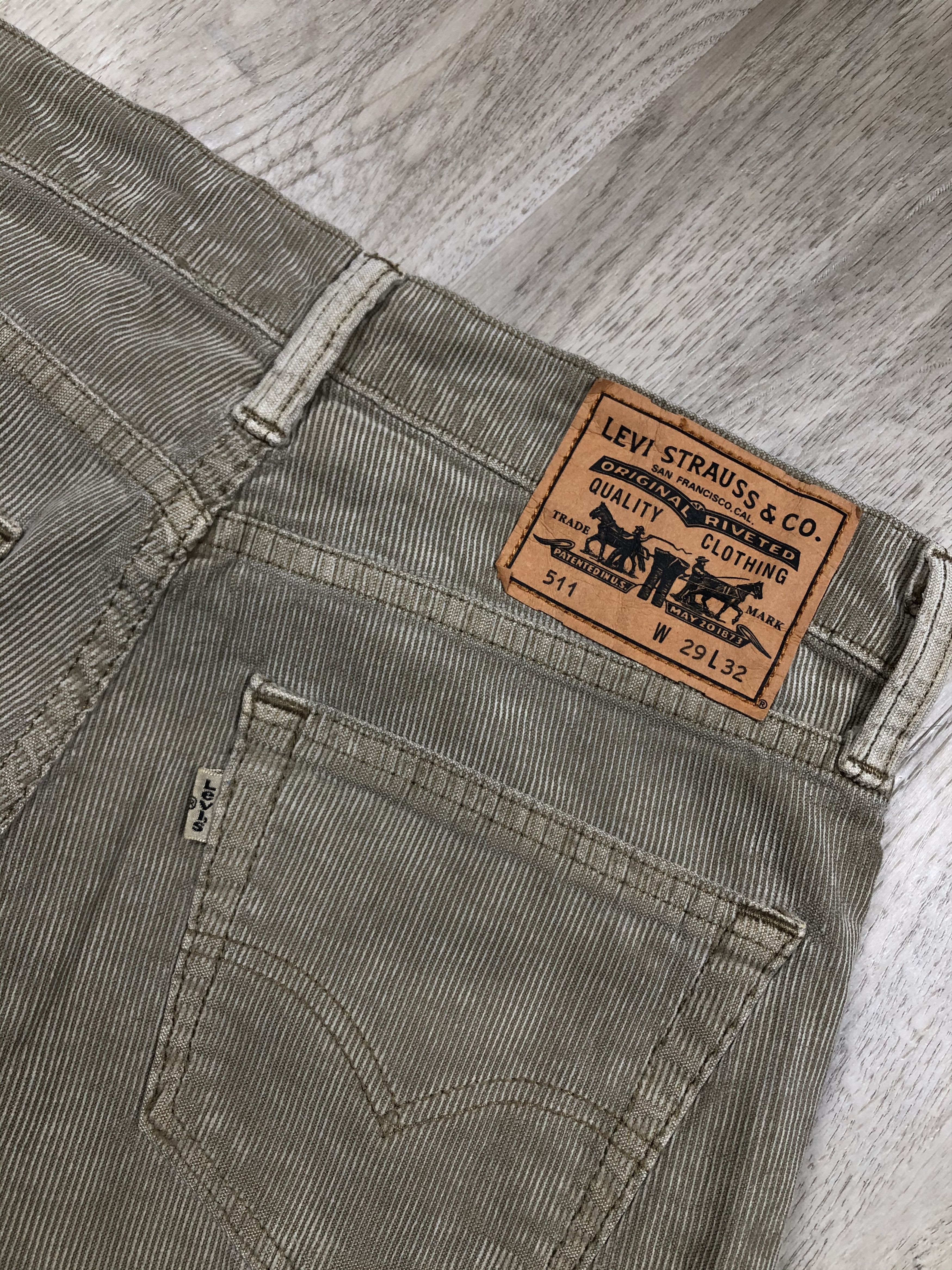 Levi's Levi's 511 Vintage Mens Corduroy Denim Pants Jeans Size US 29 - 3 Thumbnail