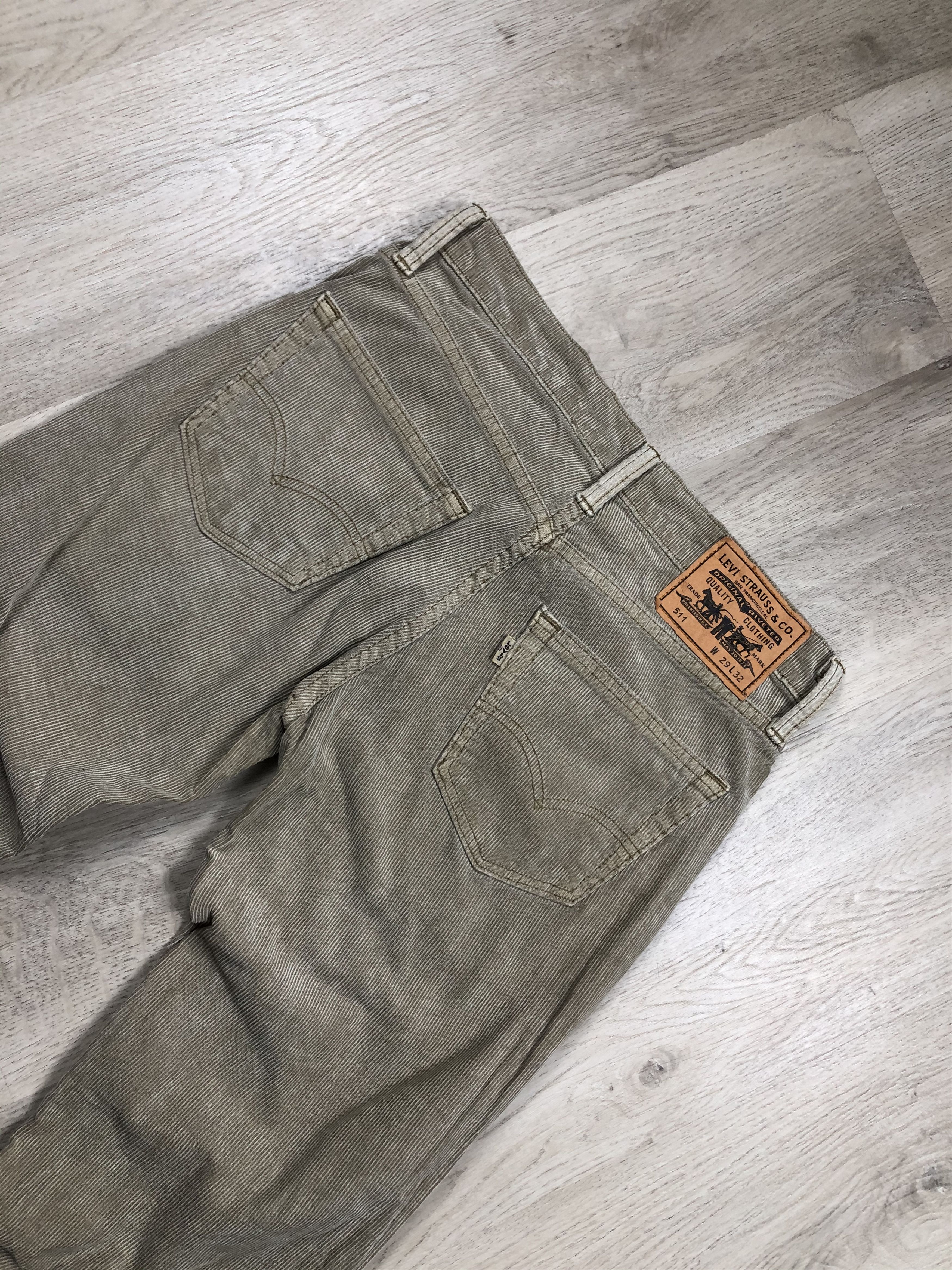 Levi's Levi's 511 Vintage Mens Corduroy Denim Pants Jeans Size US 29 - 2 Thumbnail