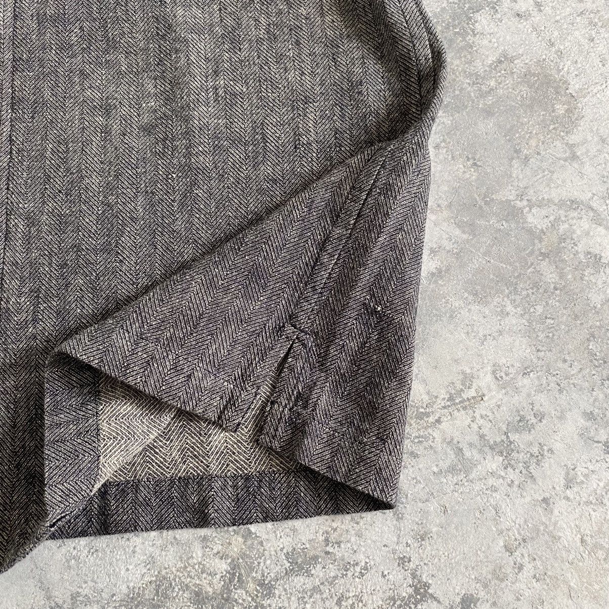 Yohji Yamamoto Ysaccs by Yohji Yamamoto Herringbone Twill Zip Up Shirt Size US M / EU 48-50 / 2 - 6 Thumbnail