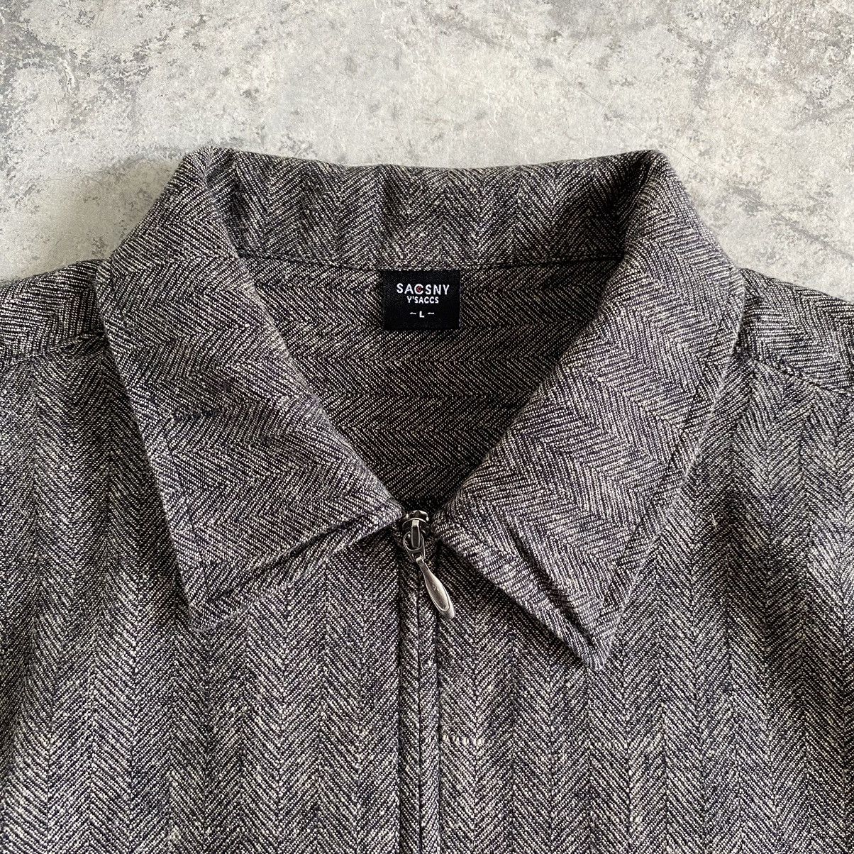 Yohji Yamamoto Ysaccs by Yohji Yamamoto Herringbone Twill Zip Up Shirt Size US M / EU 48-50 / 2 - 4 Thumbnail