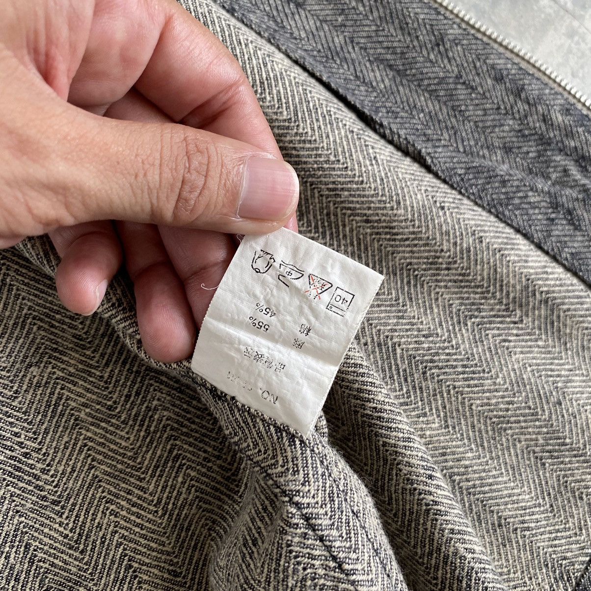 Yohji Yamamoto Ysaccs by Yohji Yamamoto Herringbone Twill Zip Up Shirt Size US M / EU 48-50 / 2 - 13 Thumbnail