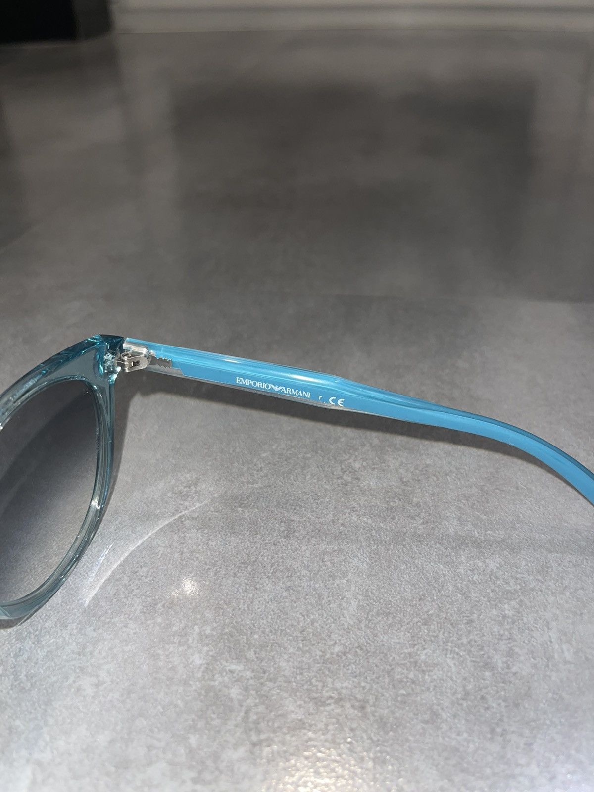 Emporio Armani Emporio Armani EA4003 5068/8E Baby Blue Sunglasses Size ONE SIZE - 11 Thumbnail