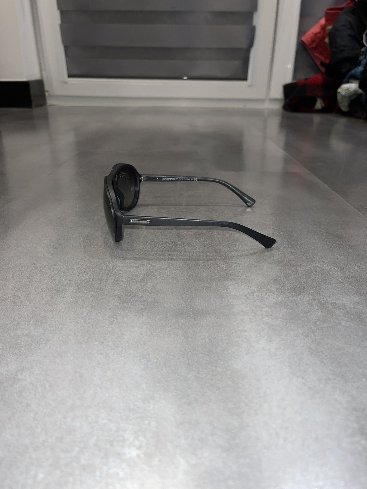Emporio Armani Emporio Armani EA4010 5042/8G Black Aviator Sunglasses Size ONE SIZE - 5 Thumbnail