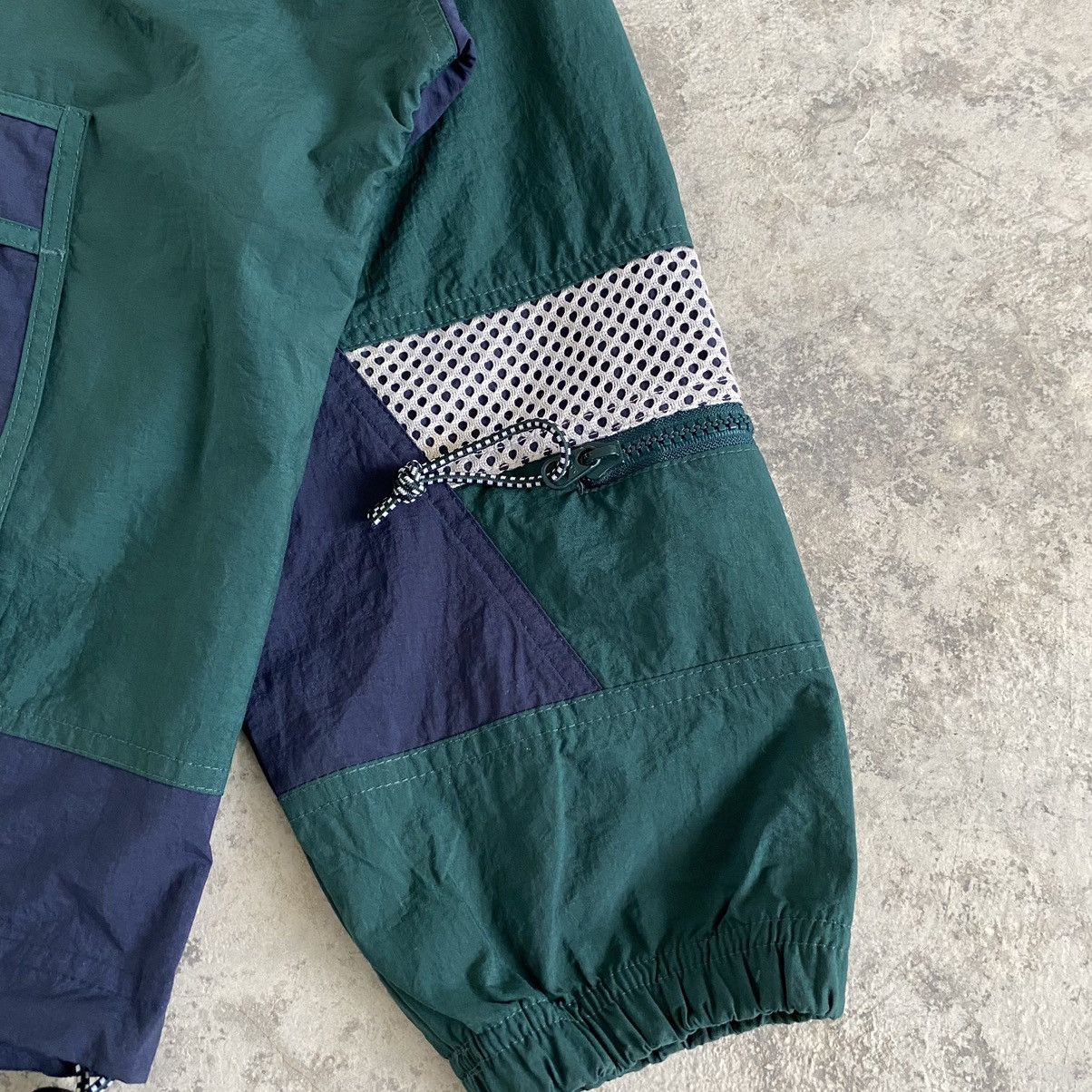 Nike Vintage 90’s Nike Swoosh Border Colour Anorak Jacket Size US S / EU 44-46 / 1 - 8 Thumbnail