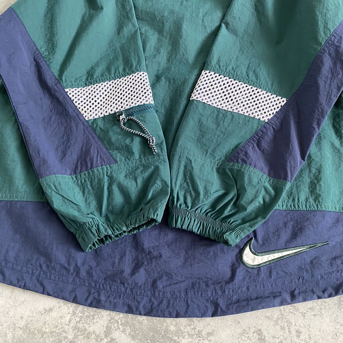 Nike Vintage 90’s Nike Swoosh Border Colour Anorak Jacket Size US S / EU 44-46 / 1 - 15 Thumbnail