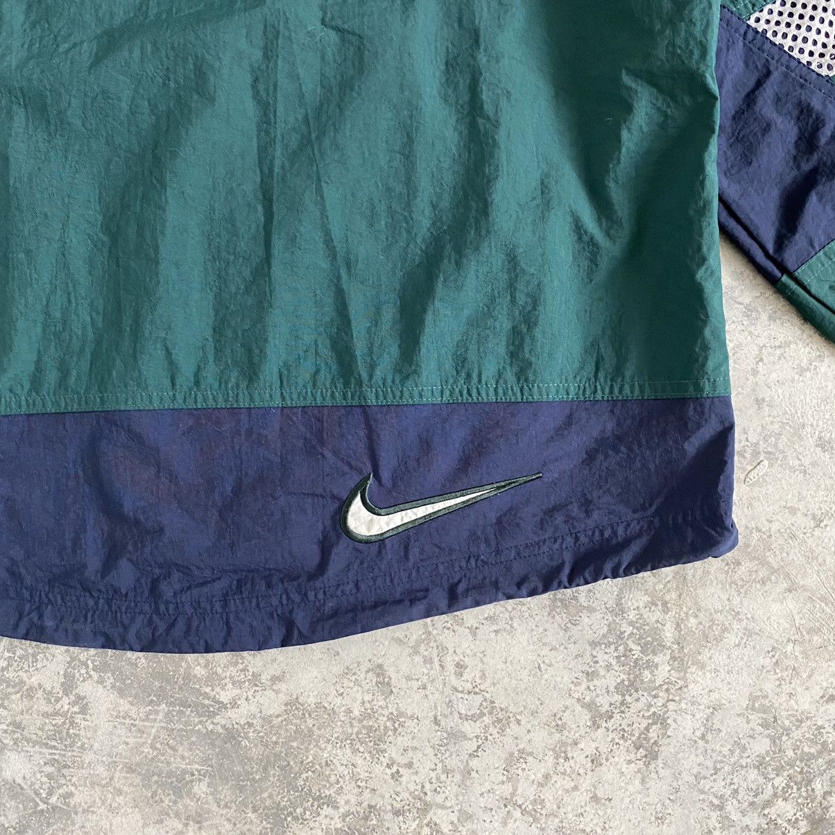 Nike Vintage 90’s Nike Swoosh Border Colour Anorak Jacket Size US S / EU 44-46 / 1 - 14 Thumbnail