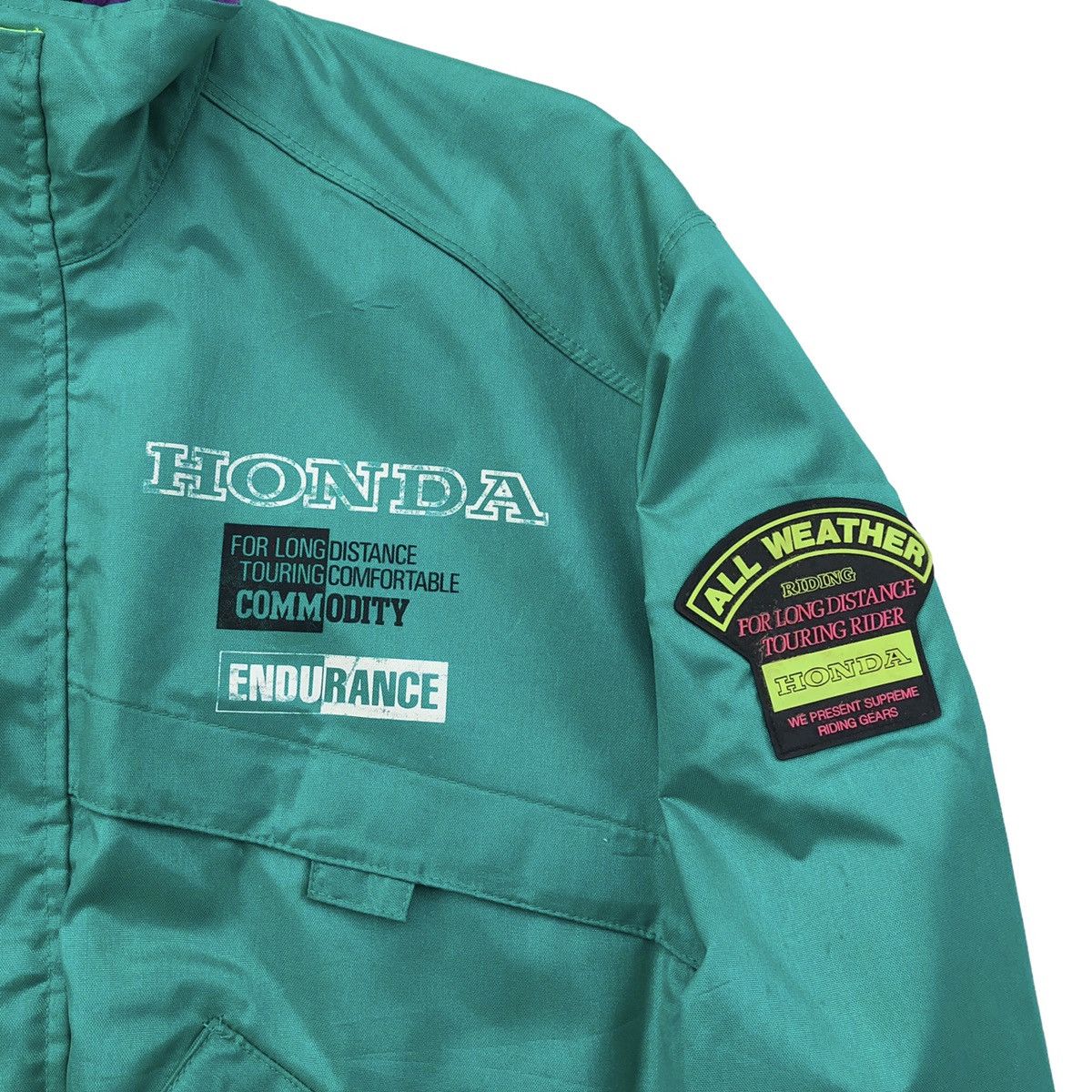 Honda 🔥Vintage Honda Racing Team Bomber Jacket Size US M / EU 48-50 / 2 - 2 Thumbnail