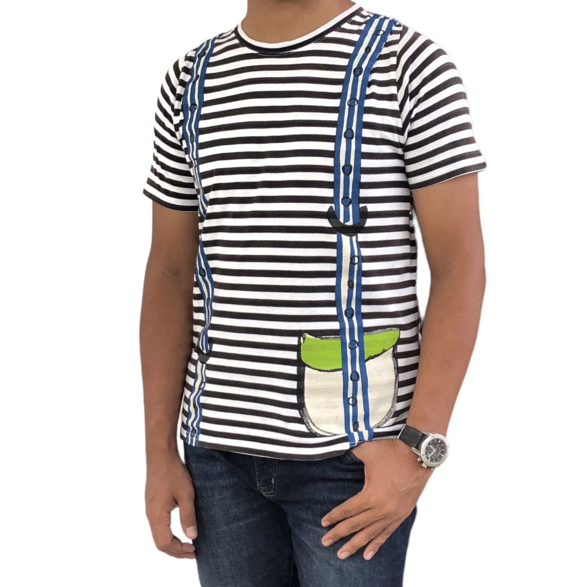 Issey Miyake Tsumori Chisato Issey Miyake Border Line Tee Size US M / EU 48-50 / 2 - 13 Thumbnail