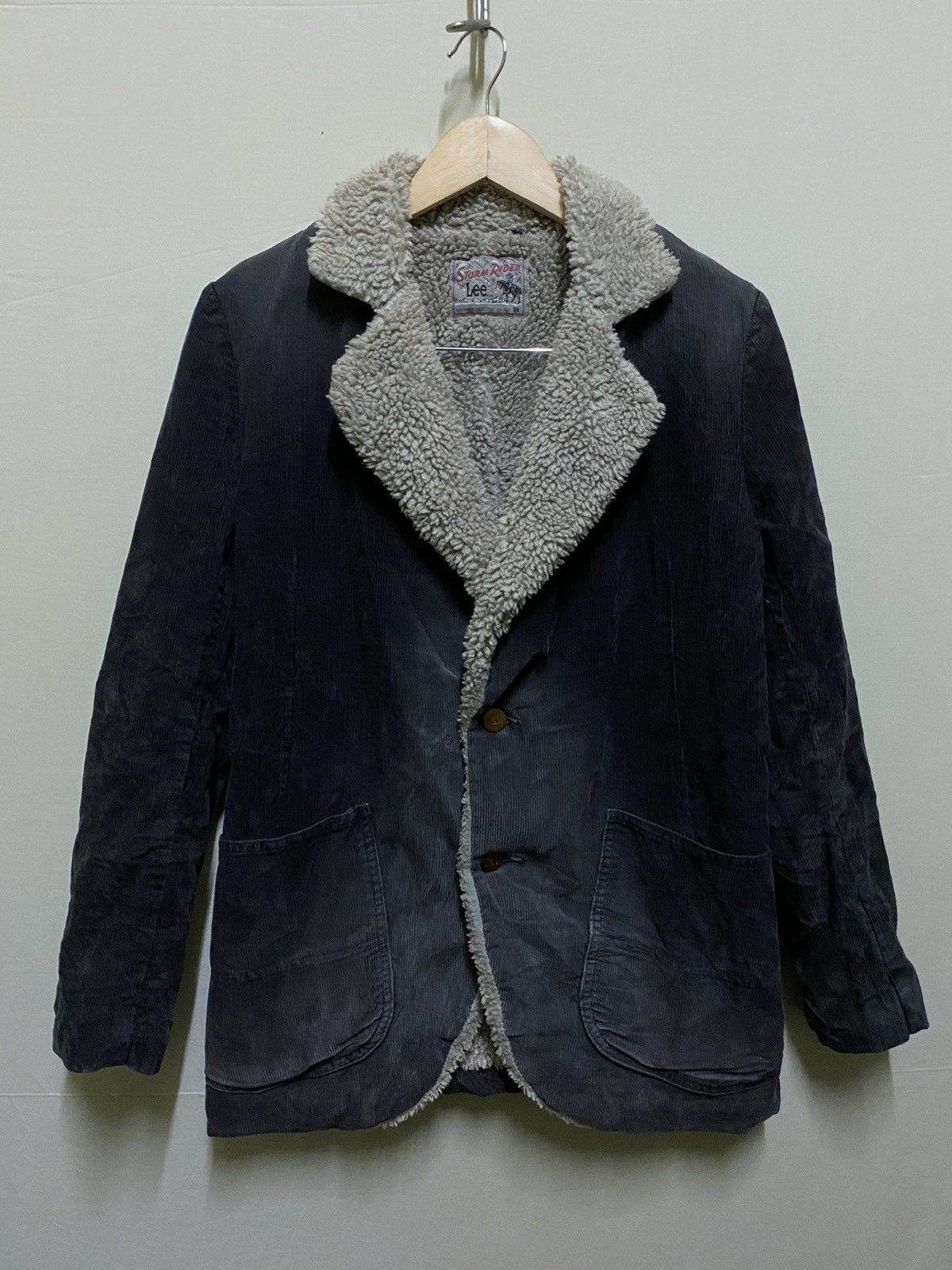Lee × Vintage Lee Storm Rider Corduroy Fleece Blanket Jacket Size US M / EU 48-50 / 2 - 1 Thumbnail