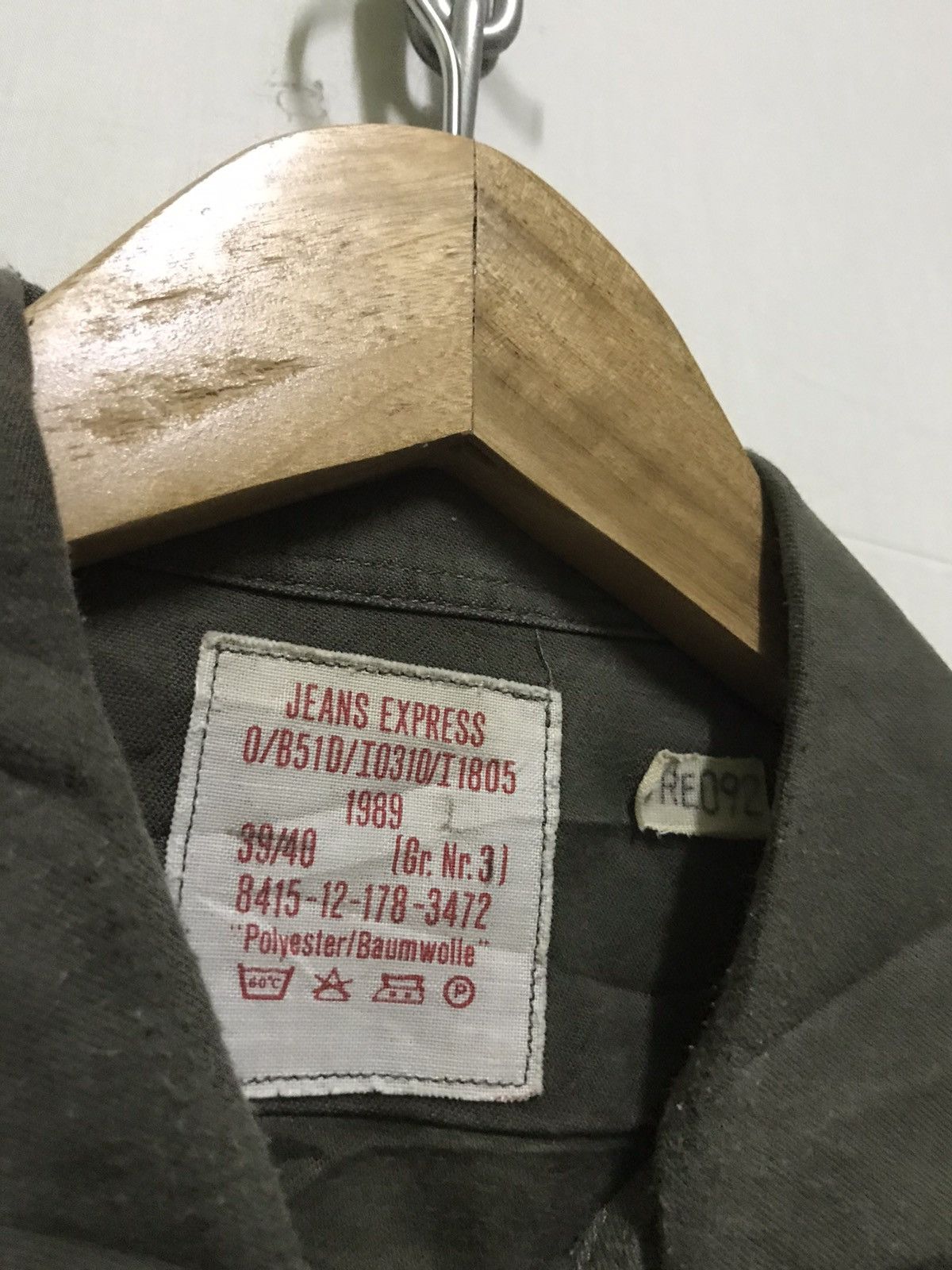 Other JEANS EXPRESS GERMAN NAZI ARMY VINTAGE RARE DESIGN Size US L / EU 52-54 / 3 - 6 Thumbnail