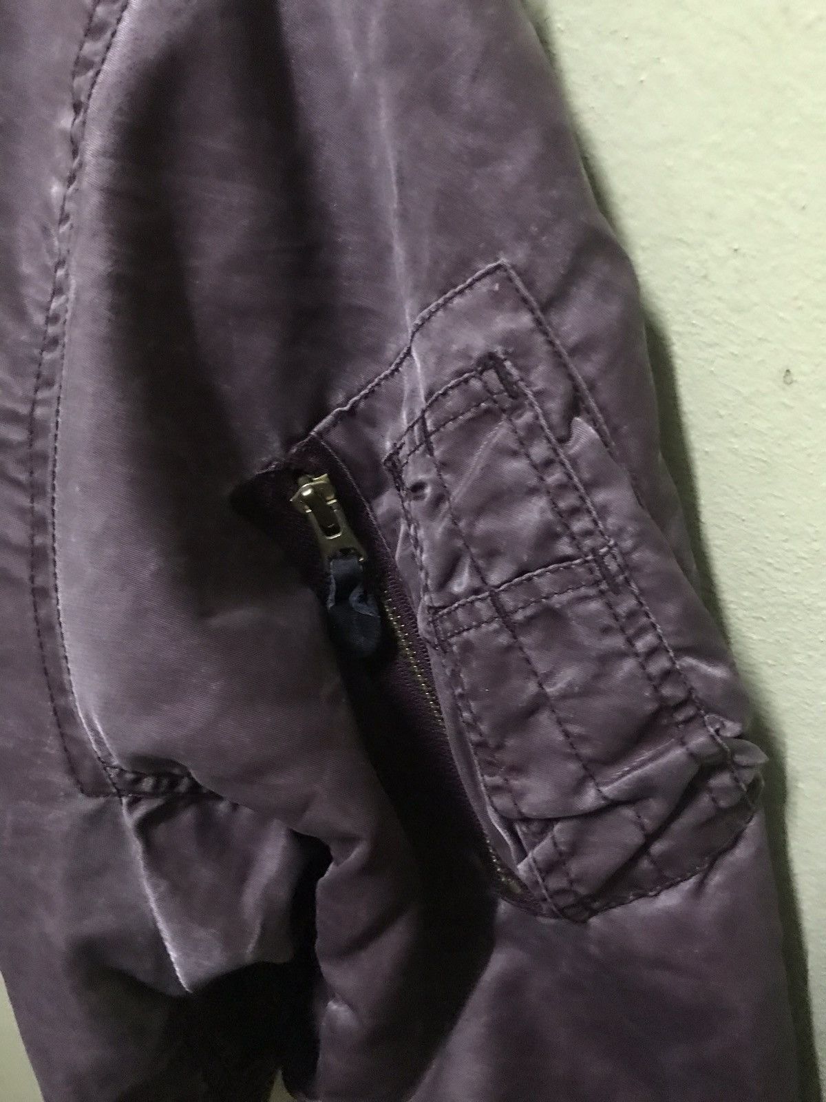 Japanese Brand Filght Jacket Maroon Size US M / EU 48-50 / 2 - 2 Thumbnail
