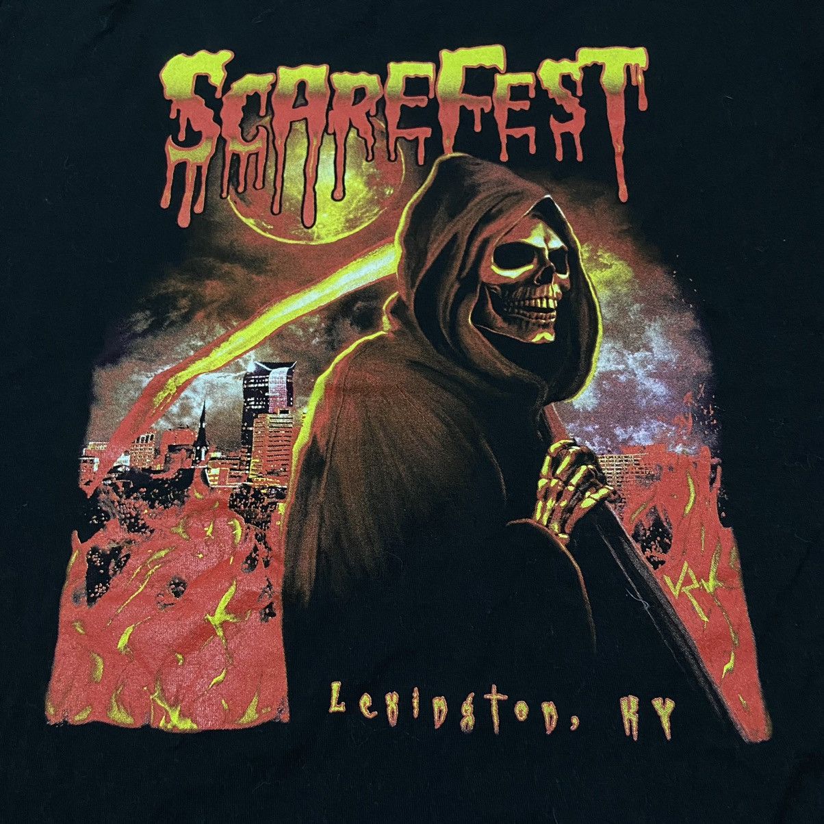 Band Tees Scarefest tshirt reaper Size US XL / EU 56 / 4 - 2 Thumbnail