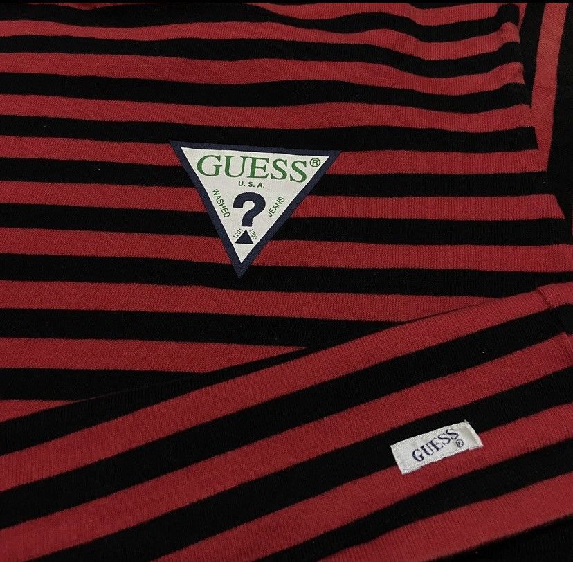 Georges Marciano Guess stripe tshirt Size US L / EU 52-54 / 3 - 2 Thumbnail