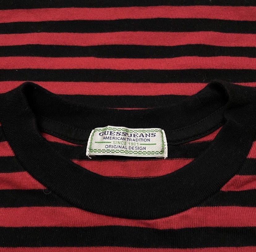 Georges Marciano Guess stripe tshirt Size US L / EU 52-54 / 3 - 3 Thumbnail