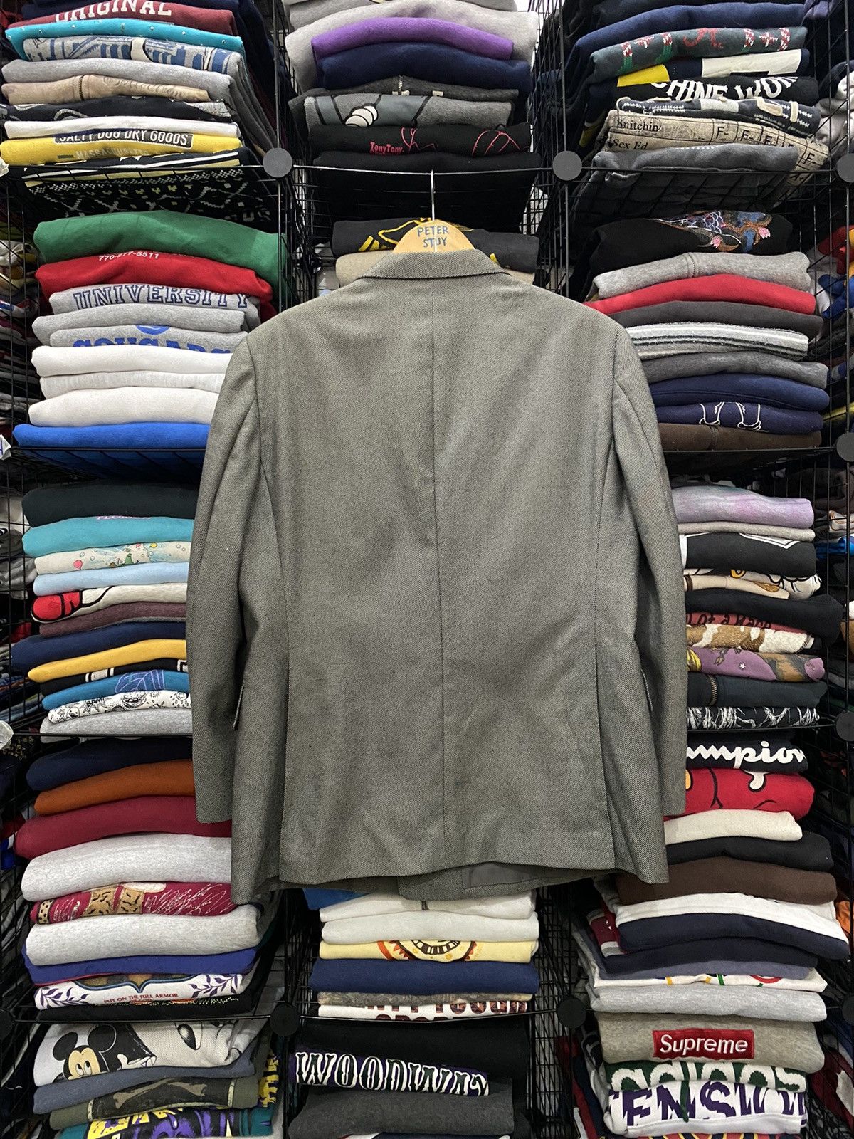 Burberry VINTAGE BURBERRYS WOOL FORMAL BLAZER Size US L / EU 52-54 / 3 - 3 Thumbnail