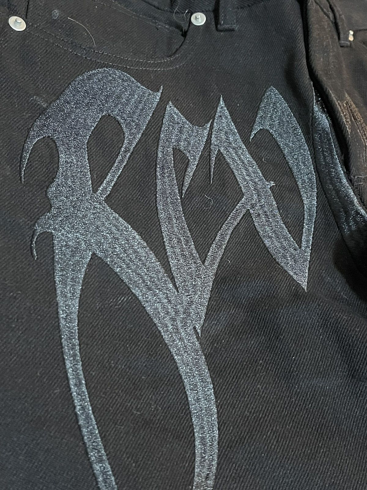 Revenge Revenge Embroidered Logo Pants 30x34 Size US 30 / EU 46 - 3 Thumbnail