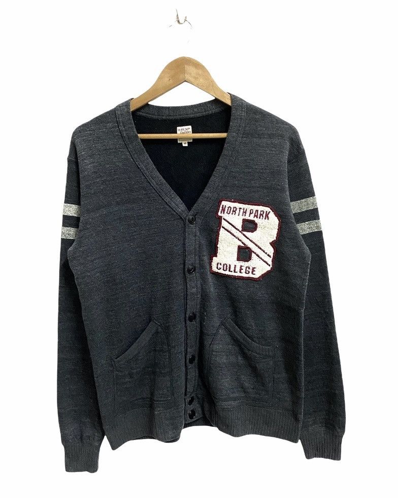 BARNS OUTFITTERS × Japanese Brand VINTAGE BARNS OUTFITTERS NORTH PARK COLLEGE CARDIGANS Size US M / EU 48-50 / 2 - 1 Thumbnail