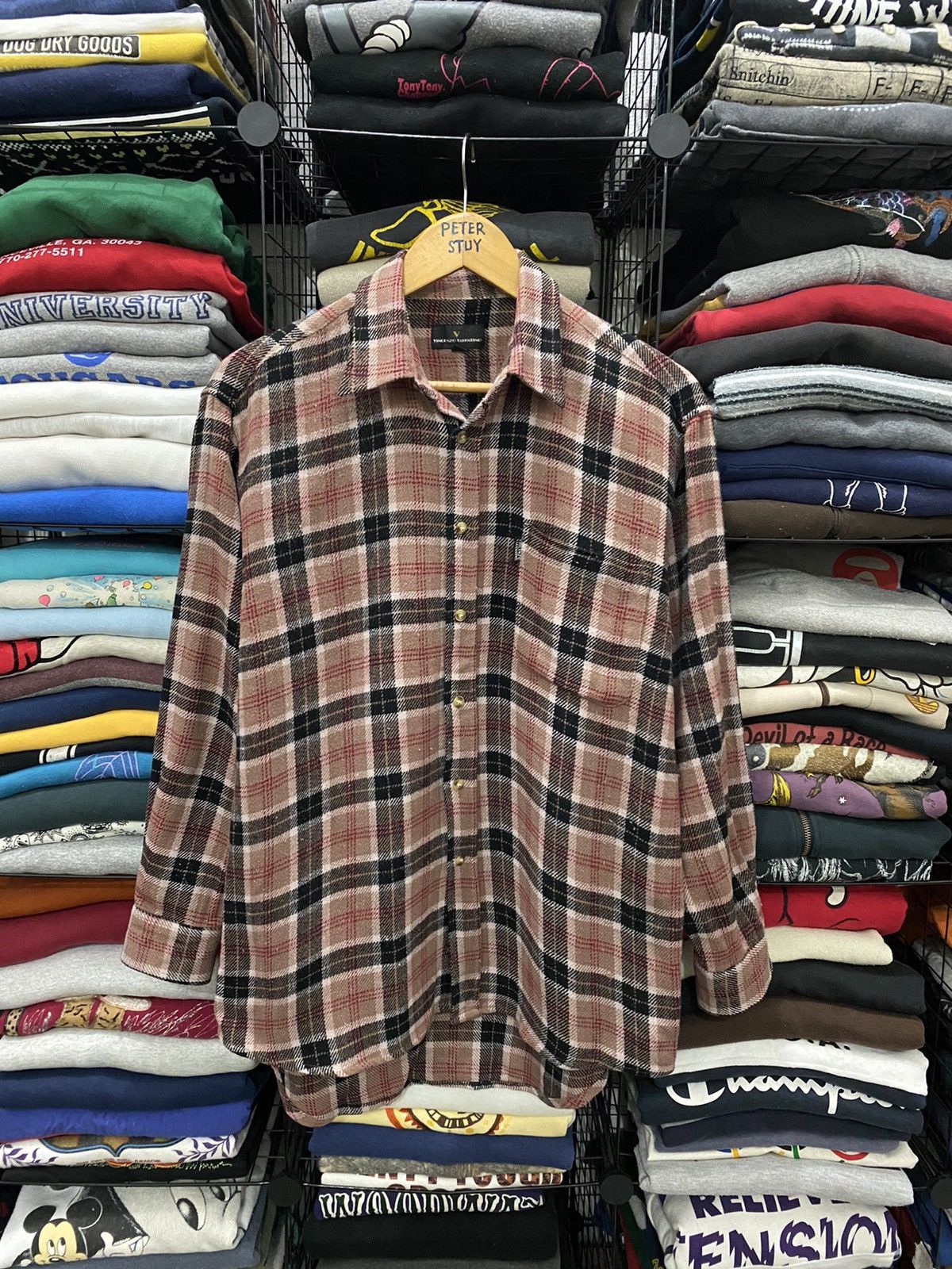 Flannel Vincenzo Valentino Flannel Flannel Shirt Size US M / EU 48-50 / 2 - 1 Thumbnail