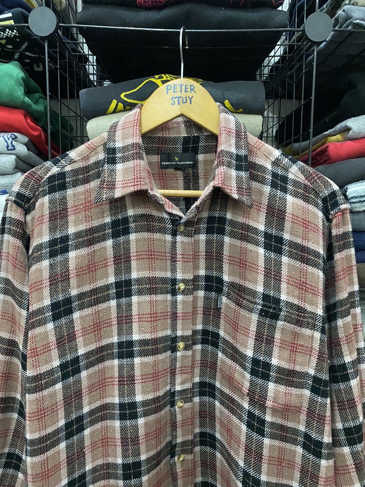 Flannel Vincenzo Valentino Flannel Flannel Shirt Size US M / EU 48-50 / 2 - 3 Thumbnail