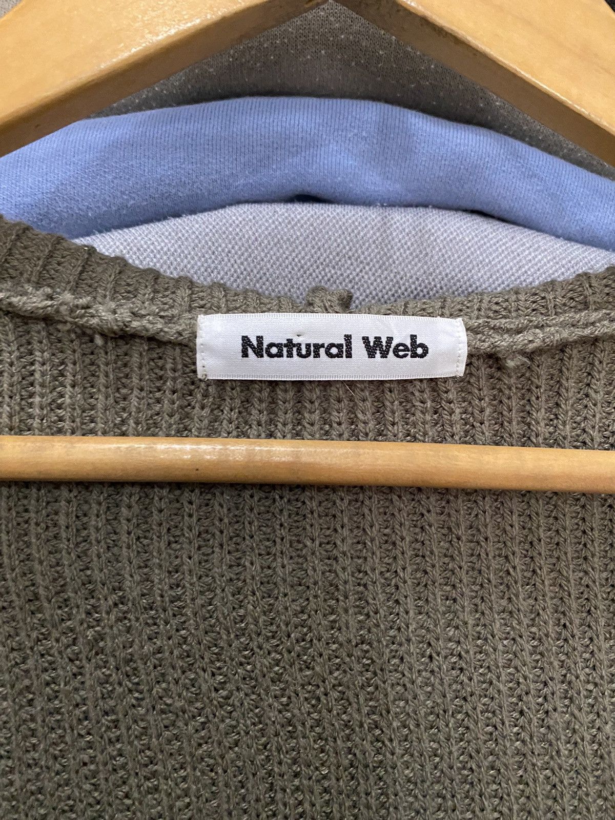 Japanese Brand Natural Web Grey Hoodie Size US M / EU 48-50 / 2 - 13 Thumbnail