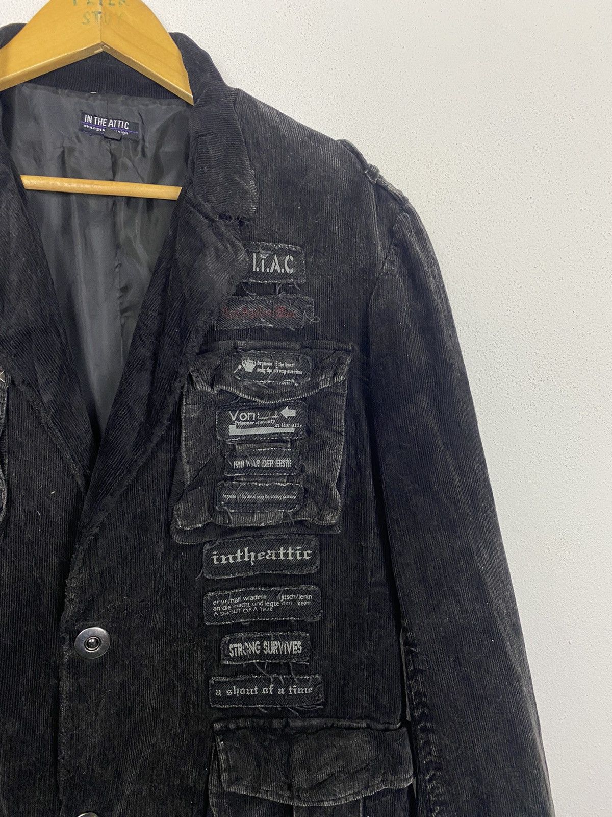 In The Attic IN THE ATTIC CORDUROY PUNK JACKET NICE DESIGN Size US L / EU 52-54 / 3 - 5 Thumbnail