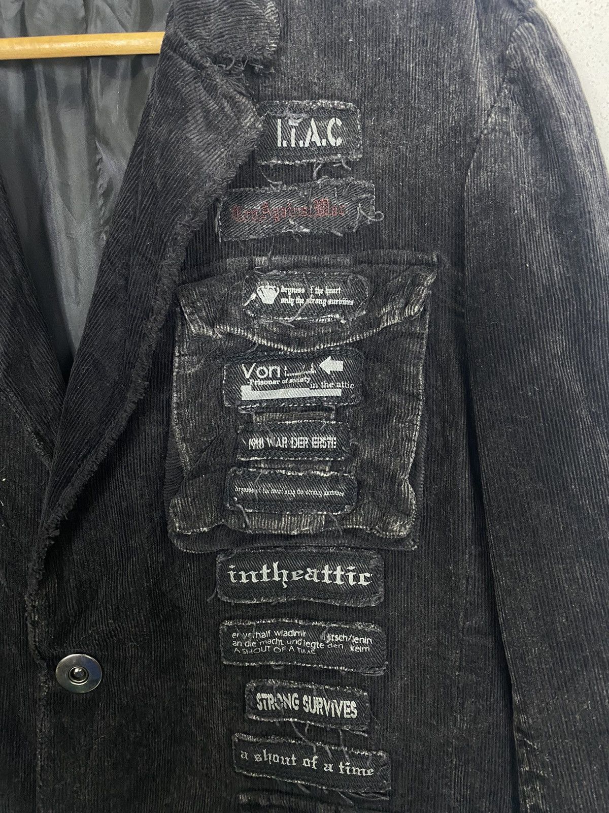 In The Attic IN THE ATTIC CORDUROY PUNK JACKET NICE DESIGN Size US L / EU 52-54 / 3 - 6 Thumbnail
