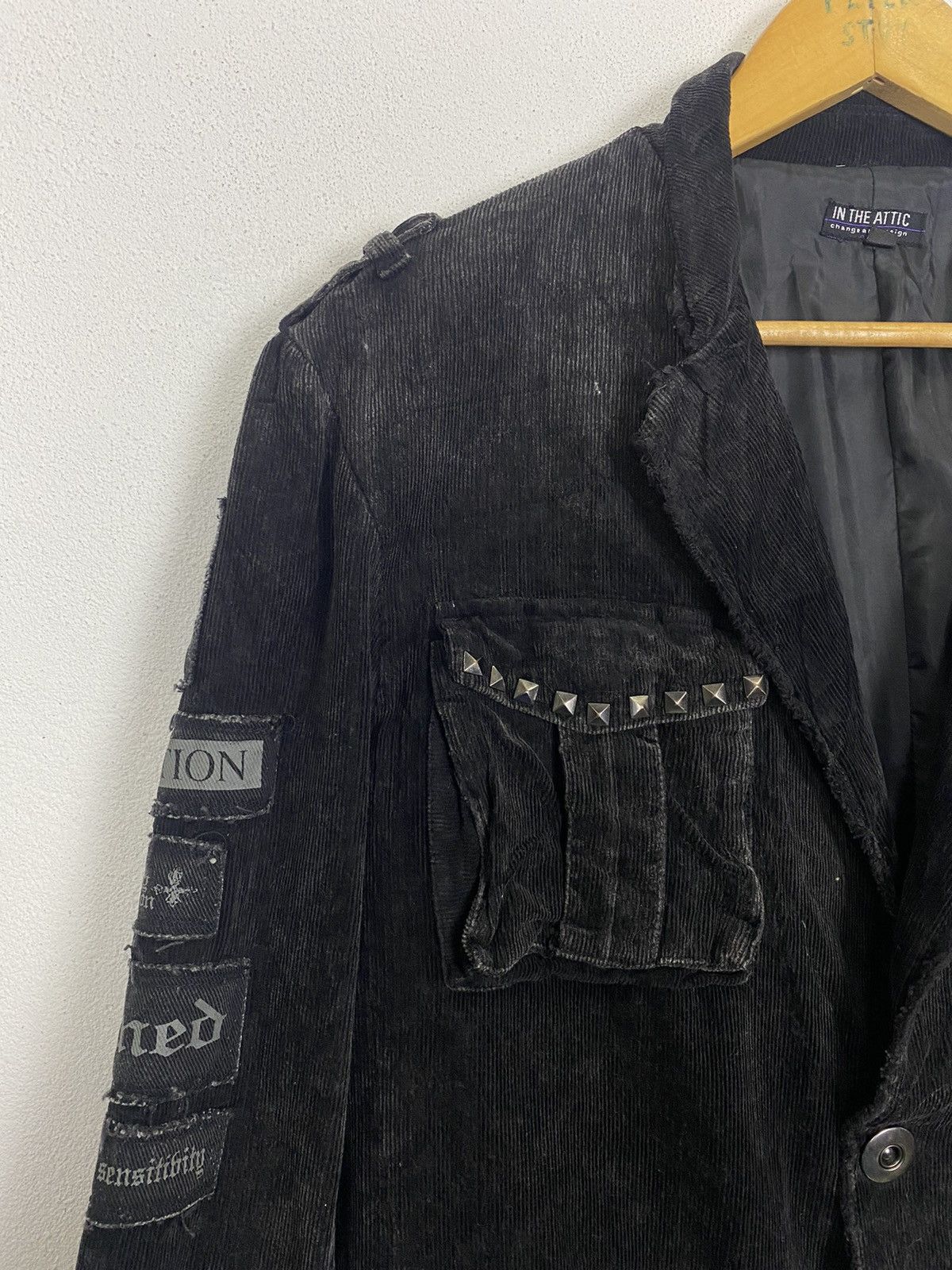 In The Attic IN THE ATTIC CORDUROY PUNK JACKET NICE DESIGN Size US L / EU 52-54 / 3 - 7 Thumbnail