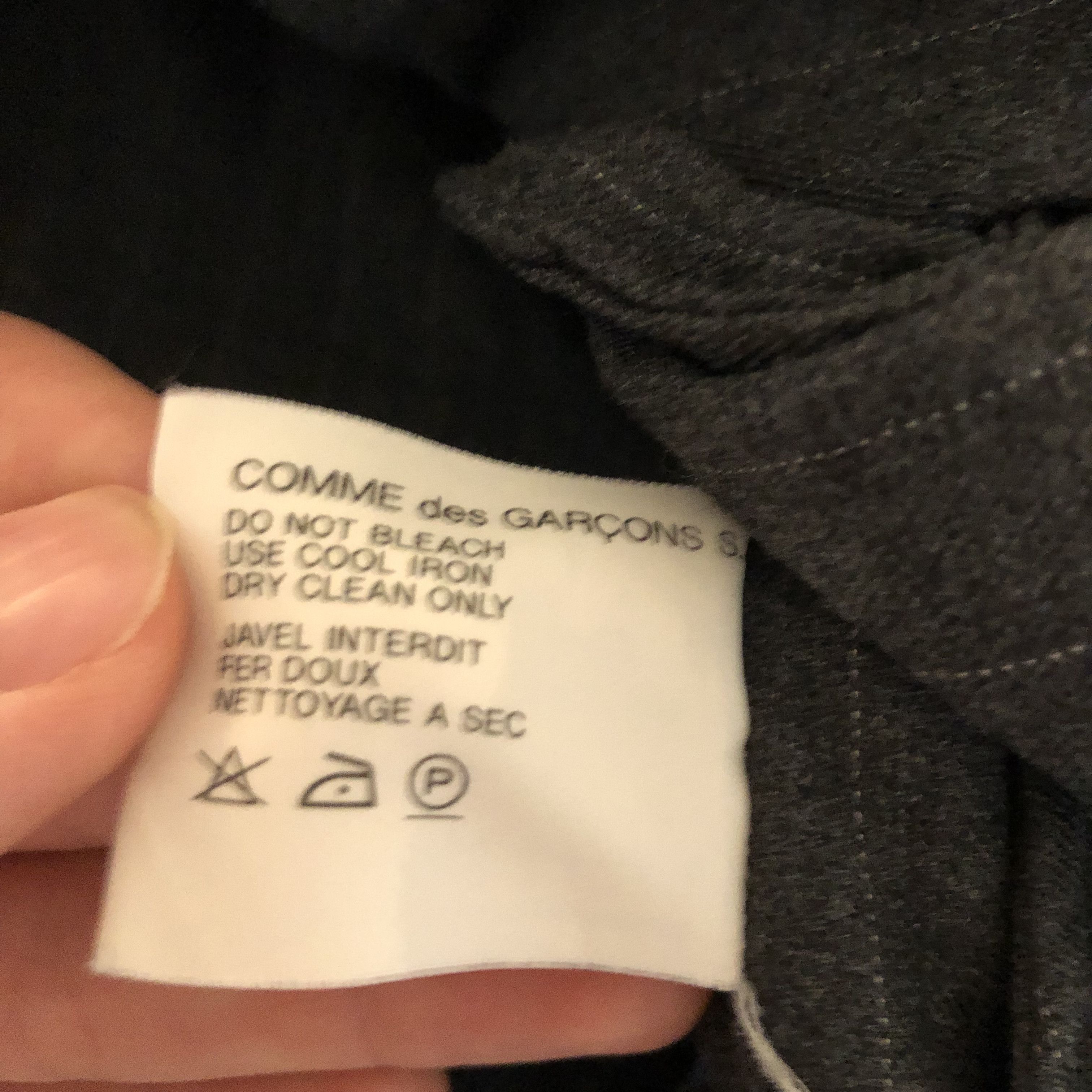 Comme des Garcons Comme des Garcons SHIRT Wool Jacket Size US XS / EU 42 / 0 - 6 Thumbnail