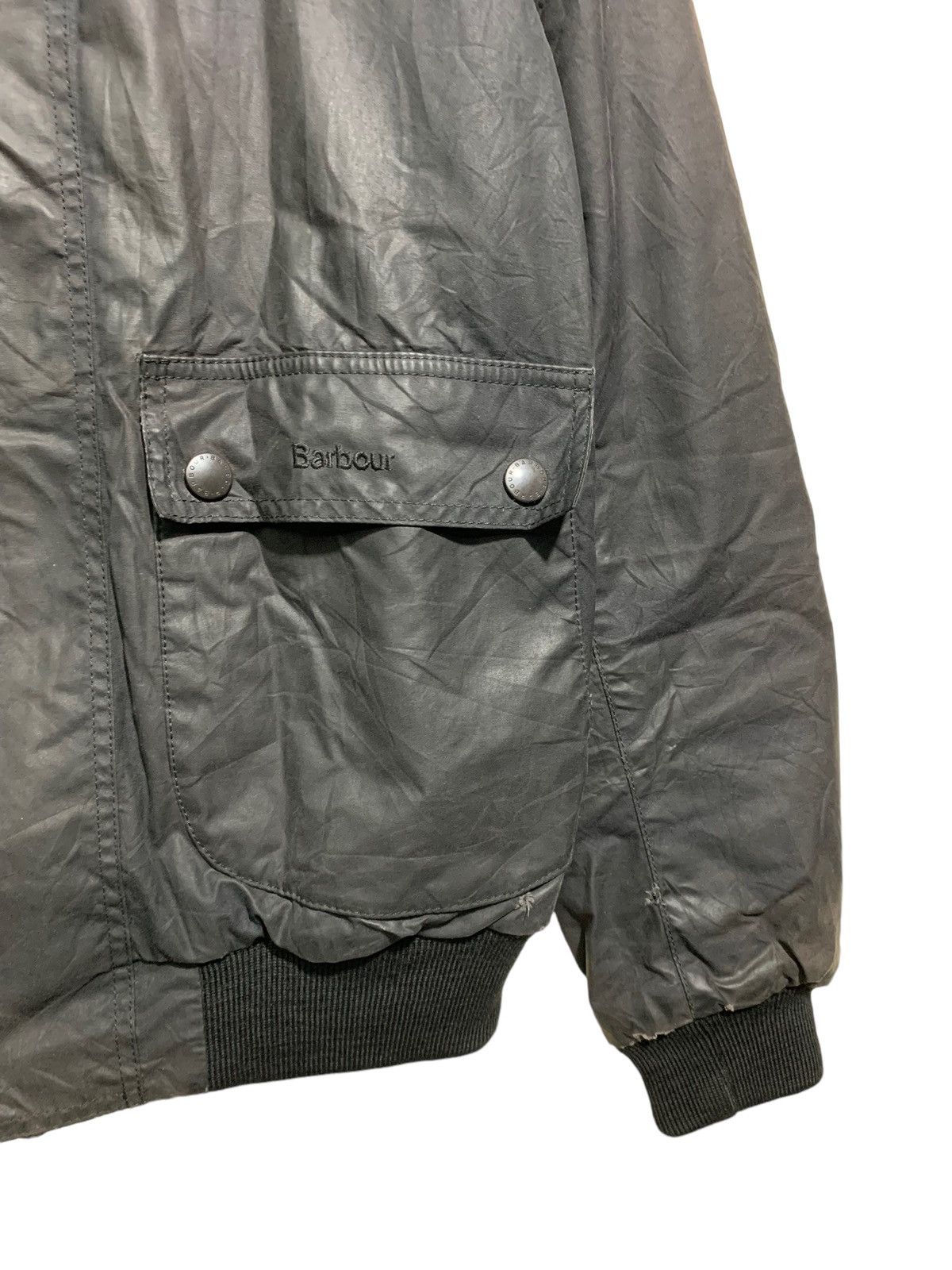 Barbour 🔥BARBOUR INTERNATIONAL WAXED BOMBER JACKETS Size US M / EU 48-50 / 2 - 3 Thumbnail