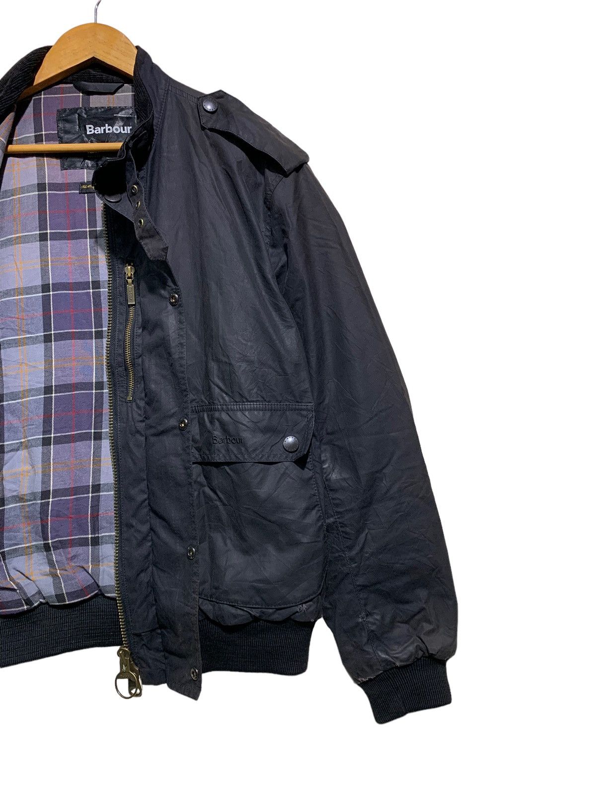 Barbour 🔥BARBOUR INTERNATIONAL WAXED BOMBER JACKETS Size US M / EU 48-50 / 2 - 10 Thumbnail