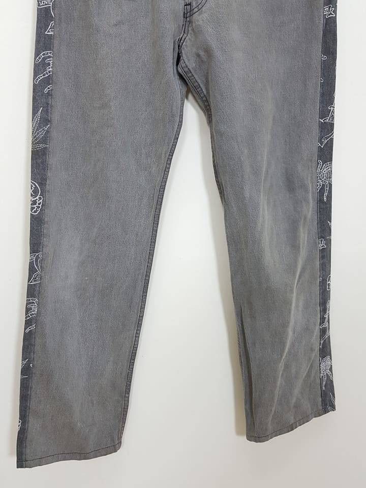 Levi's × Montage Levis Jeans "Reconstruct" REBUILD by MONTAGE Skull Pants Size US 33 - 15 Thumbnail