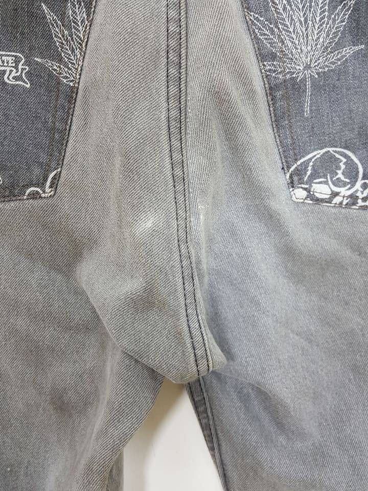 Levi's × Montage Levis Jeans "Reconstruct" REBUILD by MONTAGE Skull Pants Size US 33 - 17 Thumbnail
