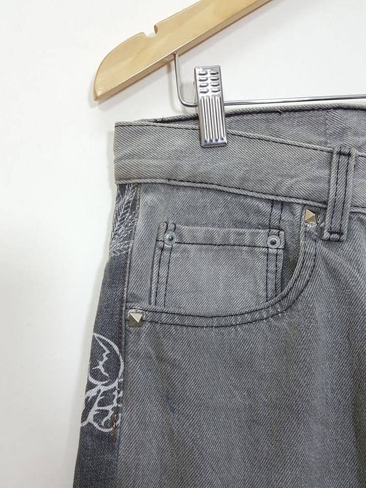 Levi's × Montage Levis Jeans "Reconstruct" REBUILD by MONTAGE Skull Pants Size US 33 - 11 Thumbnail
