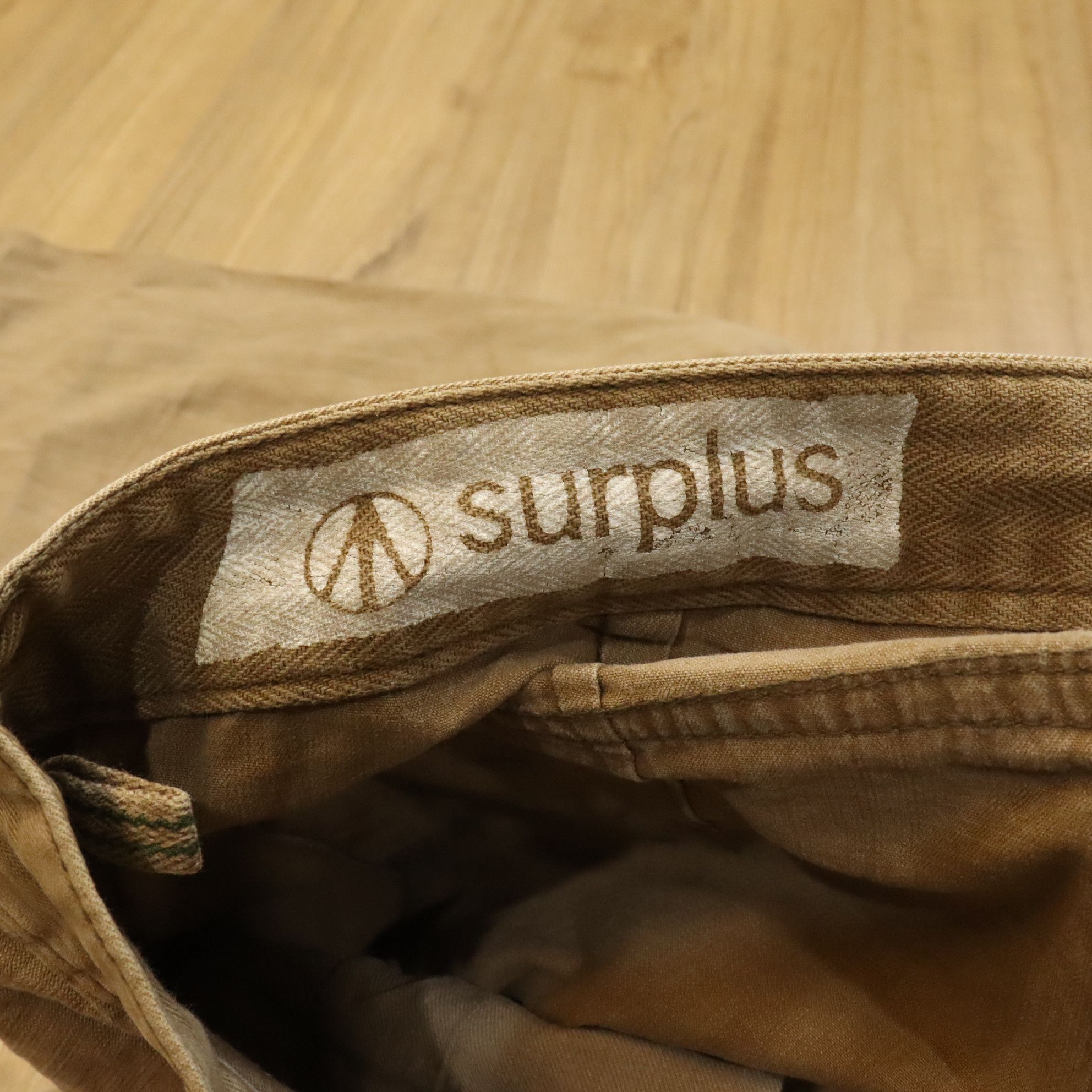 Japanese Brand SURPLUS Cargo Zipper Gas Mask Style Pants Size US 33 - 10 Thumbnail