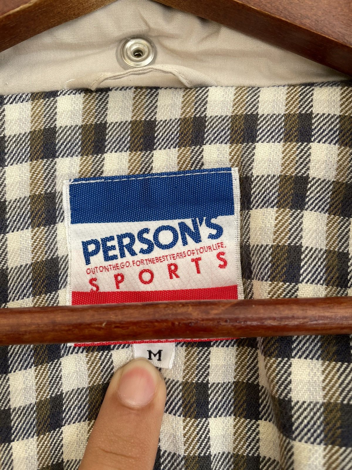 PERSON'S × Vintage VINTAGE PERSONS SPORTS JACKET Size US M / EU 48-50 / 2 - 6 Thumbnail