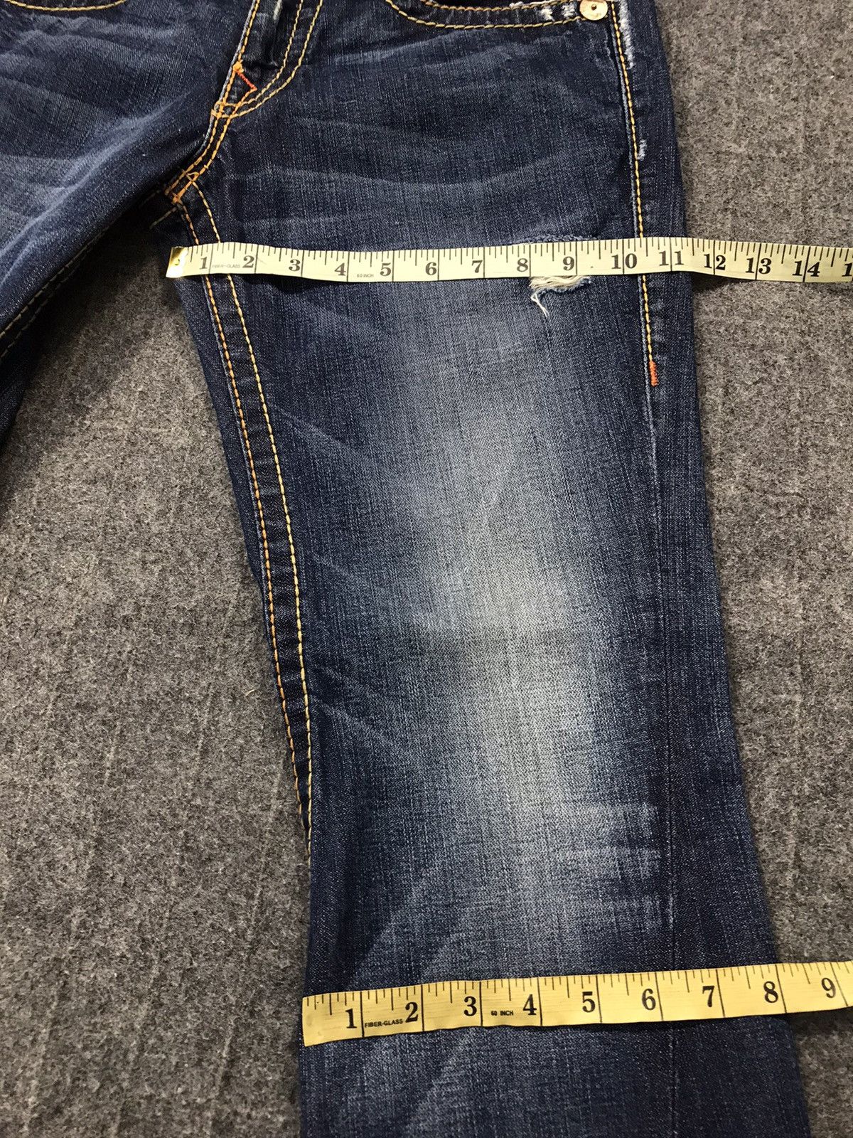 True Religion × Vintage Vintage True Religion Distressed Made in Usa Denim Jeans Size US 32 / EU 48 - 21 Thumbnail
