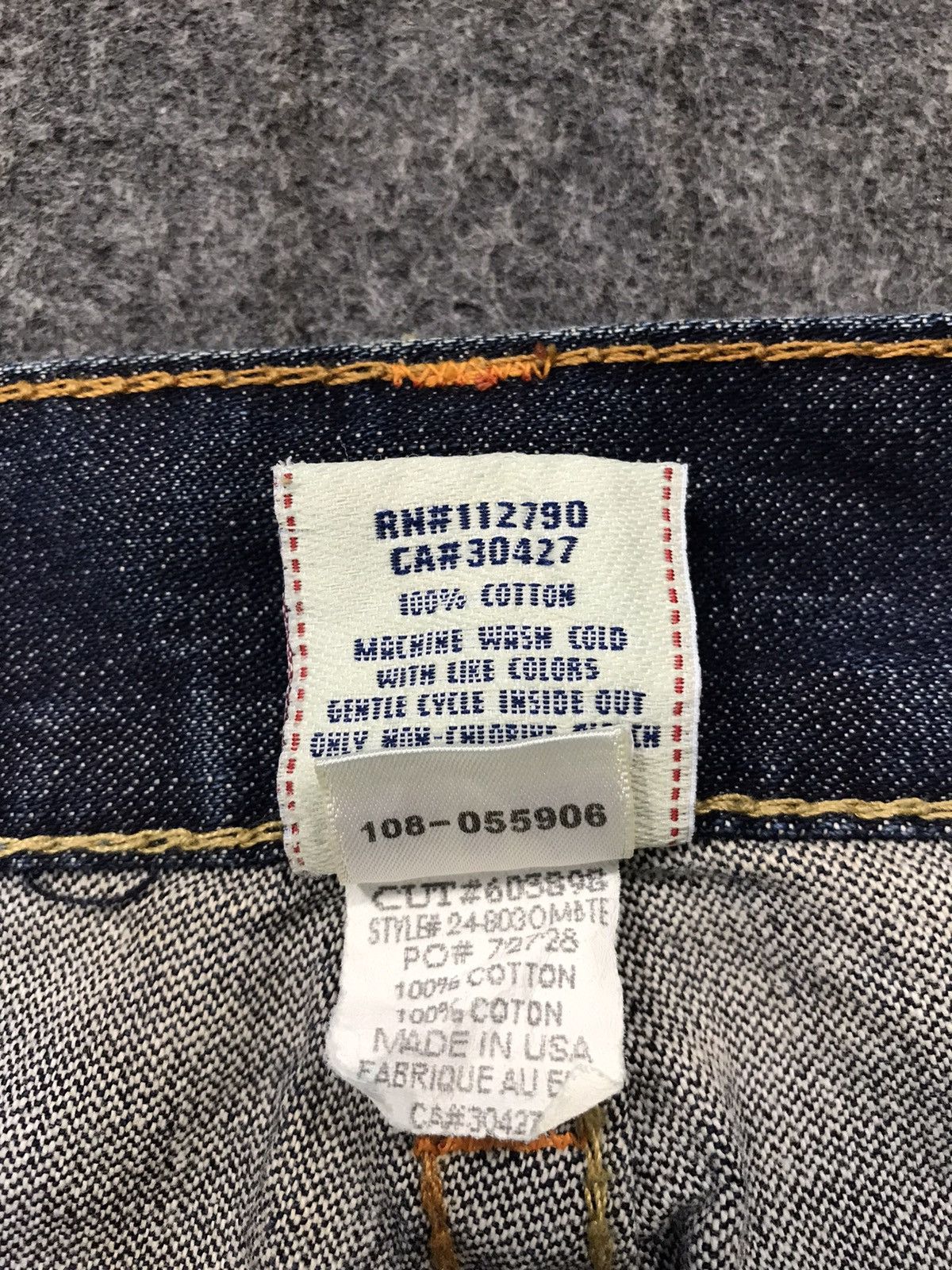 True Religion × Vintage Vintage True Religion Distressed Made in Usa Denim Jeans Size US 32 / EU 48 - 17 Thumbnail