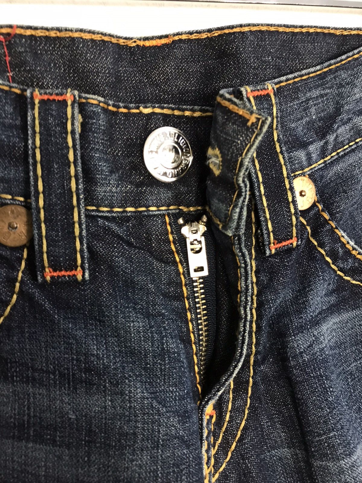 True Religion × Vintage Vintage True Religion Distressed Made in Usa Denim Jeans Size US 32 / EU 48 - 10 Thumbnail