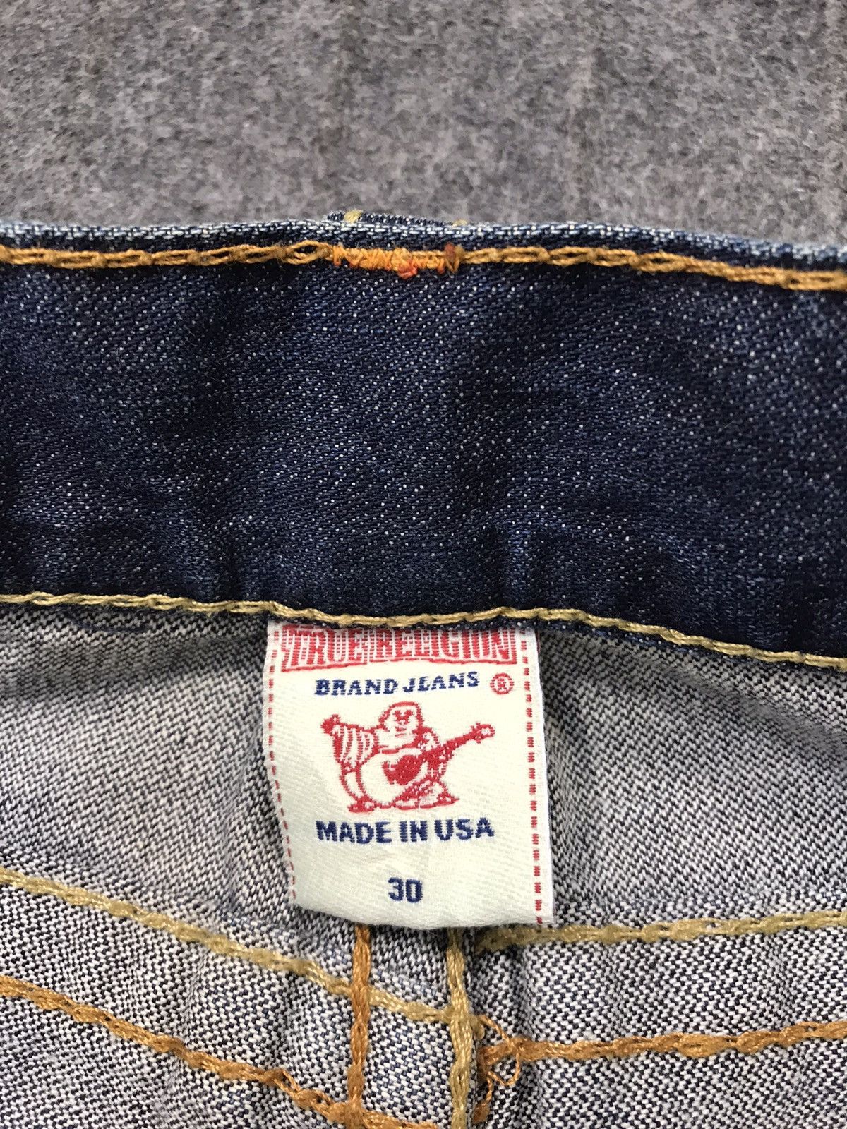True Religion × Vintage Vintage True Religion Distressed Made in Usa Denim Jeans Size US 32 / EU 48 - 15 Thumbnail