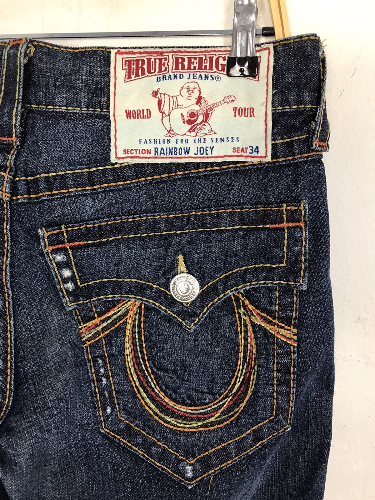 True Religion × Vintage Vintage True Religion Distressed Made in Usa Denim Jeans Size US 32 / EU 48 - 12 Thumbnail