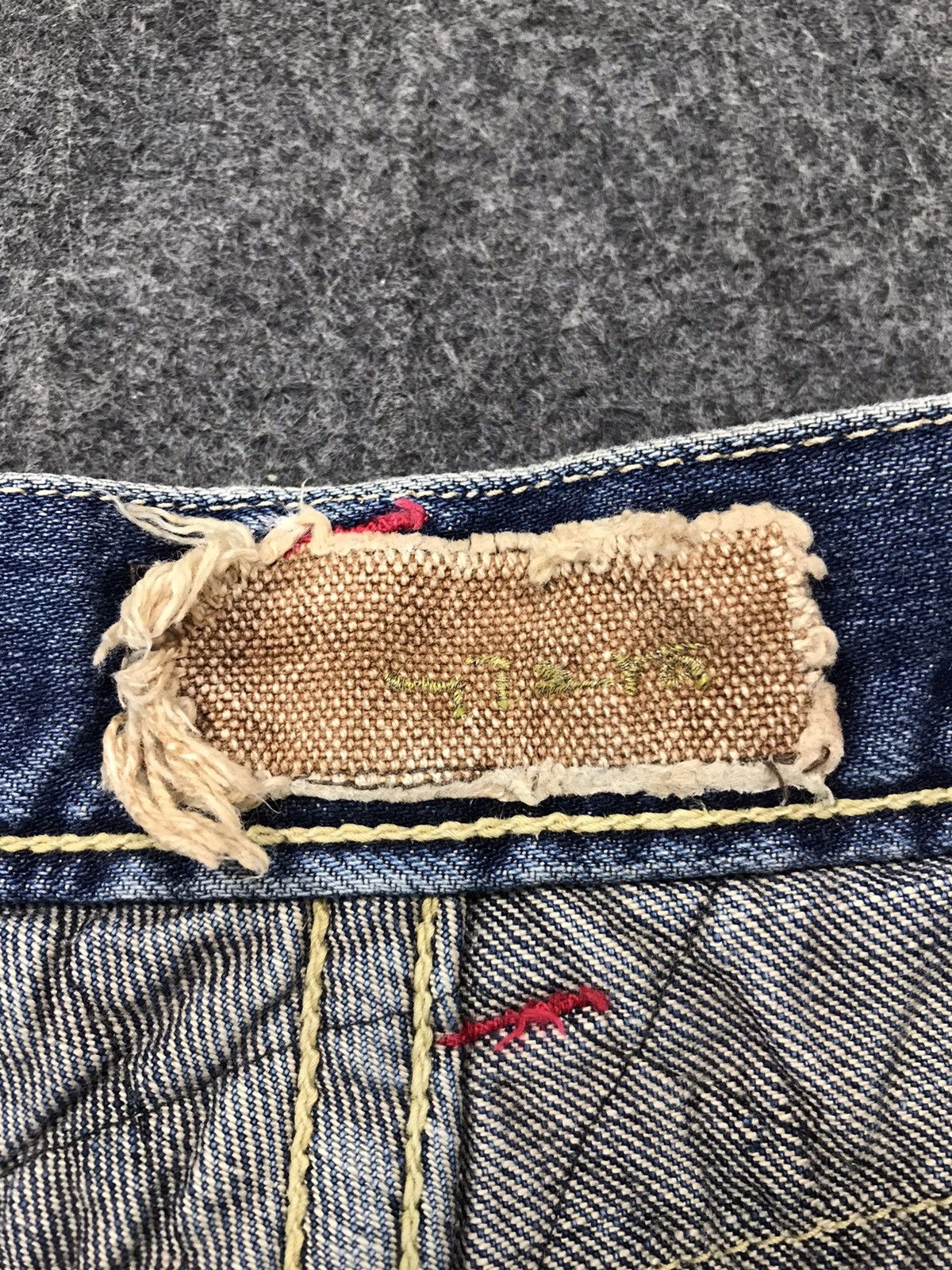 Japanese Brand × Vintage Vintage Japanese Brand Patchwork Design Jeans Size US 29 - 11 Thumbnail