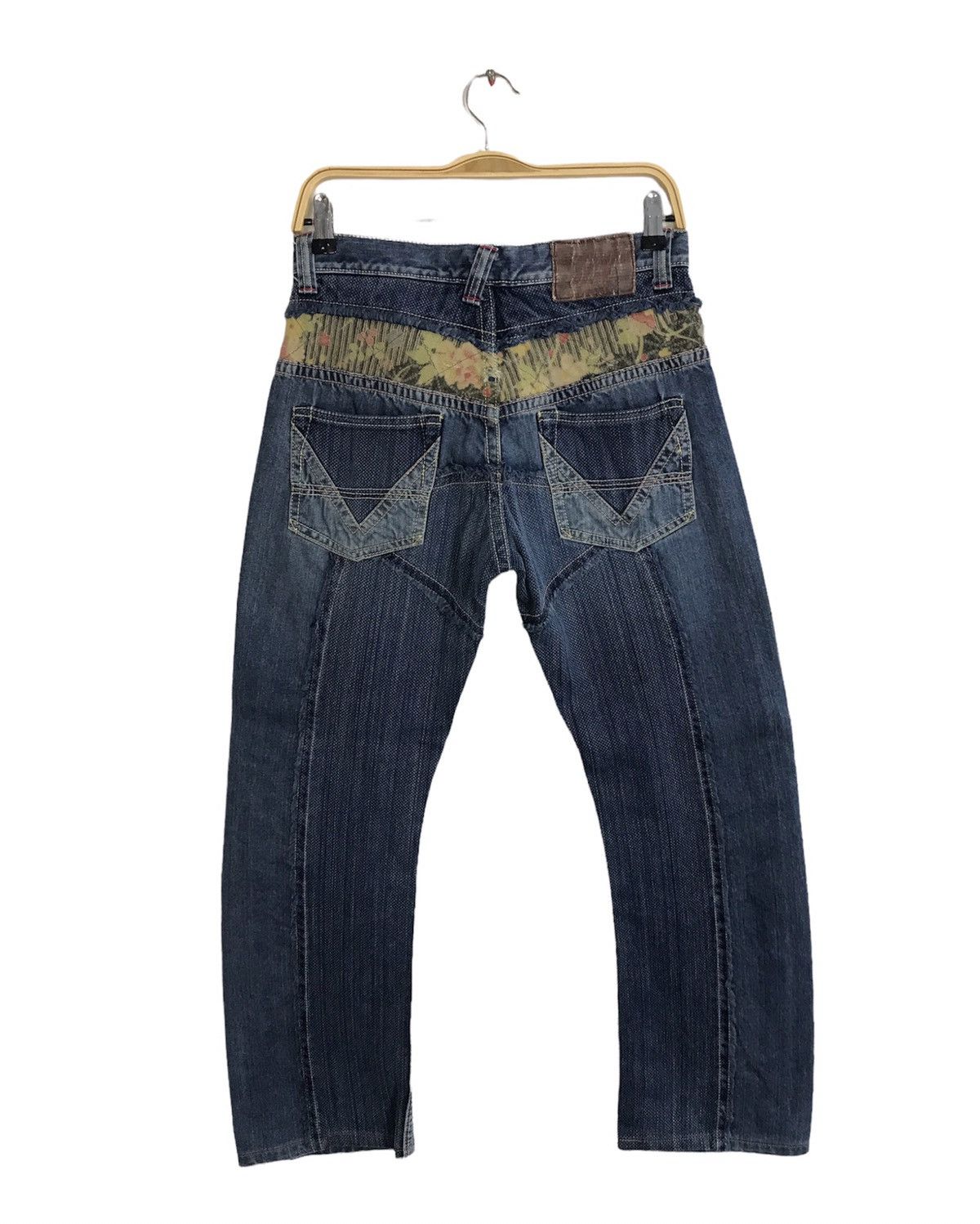 Japanese Brand × Vintage Vintage Japanese Brand Patchwork Design Jeans Size US 29 - 2 Thumbnail