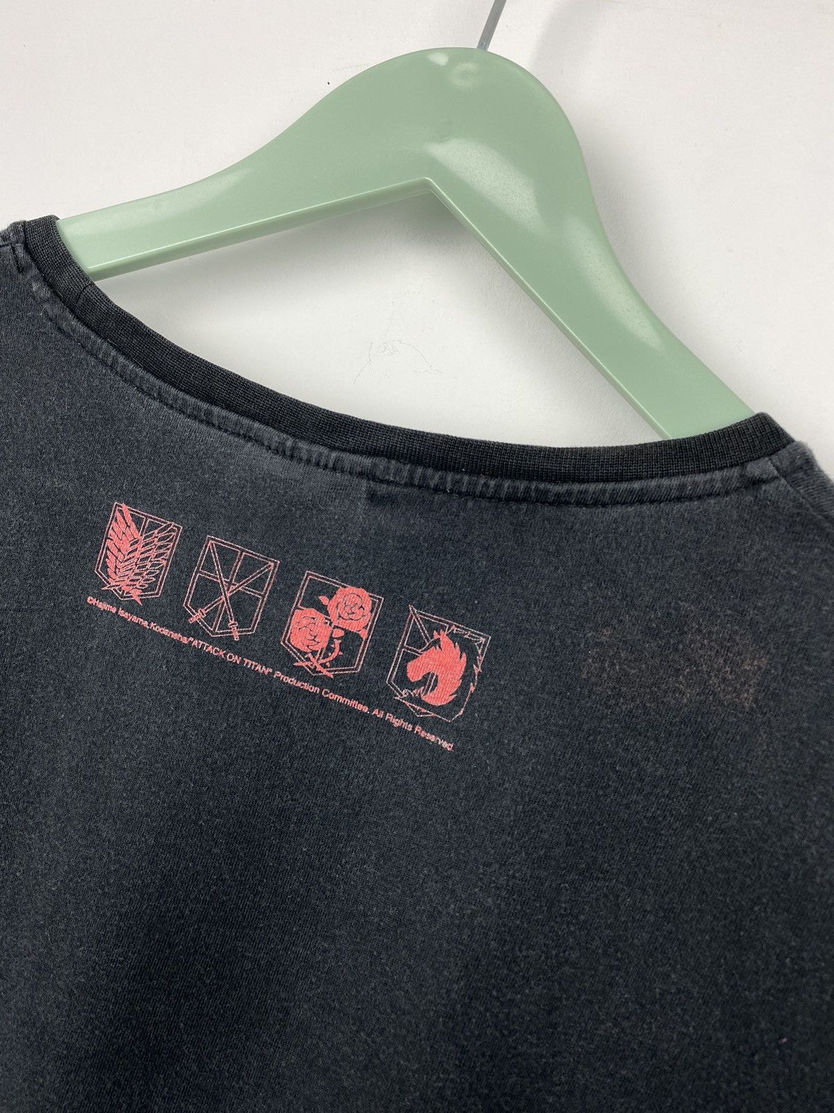 Anime Attack on Titan Y2K Manga T Shirt Piece Naruto Death Note Size US XL / EU 56 / 4 - 8 Thumbnail