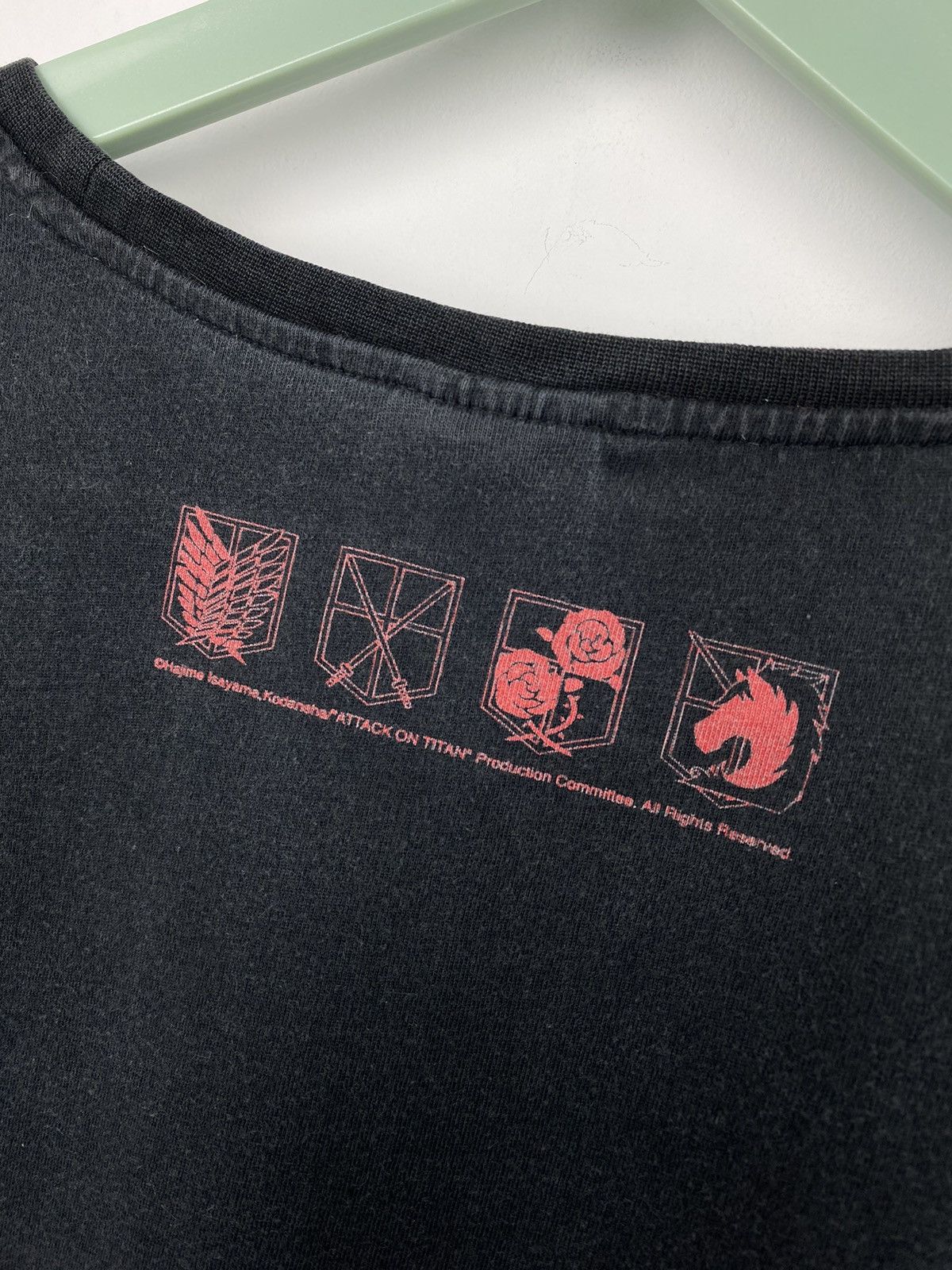 Anime Attack on Titan Y2K Manga T Shirt Piece Naruto Death Note Size US XL / EU 56 / 4 - 9 Thumbnail