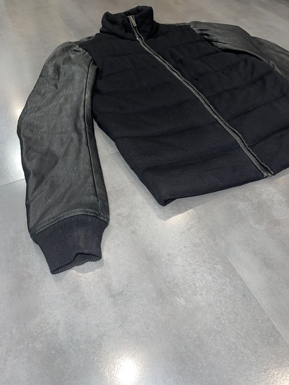 Other Gentryportofino Rick Owens Like Leather Biker Jacket Size US L / EU 52-54 / 3 - 12 Thumbnail