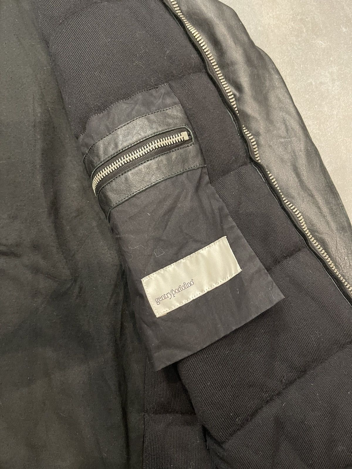 Other Gentryportofino Rick Owens Like Leather Biker Jacket Size US L / EU 52-54 / 3 - 20 Thumbnail