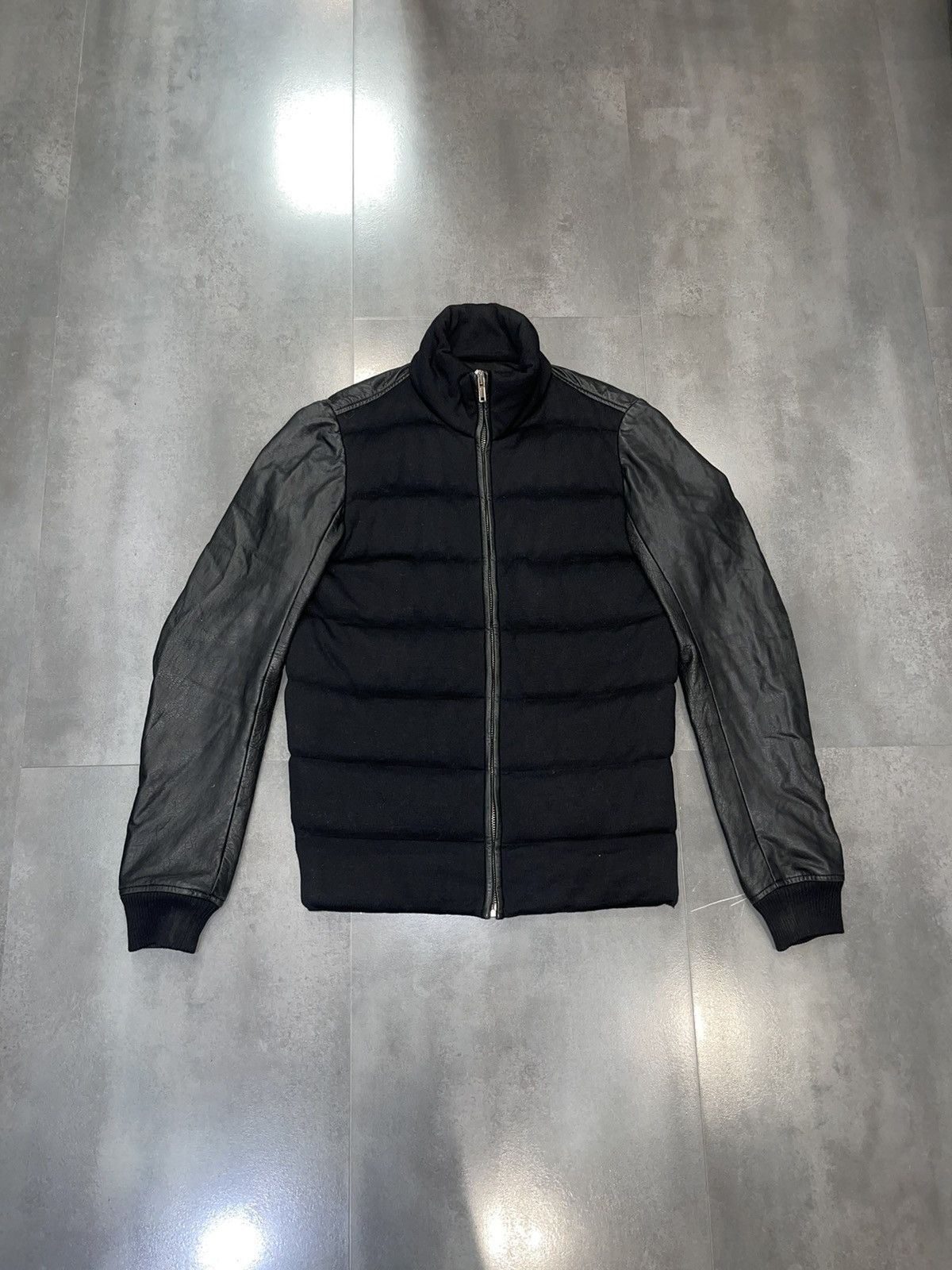 Other Gentryportofino Rick Owens Like Leather Biker Jacket Size US L / EU 52-54 / 3 - 2 Thumbnail