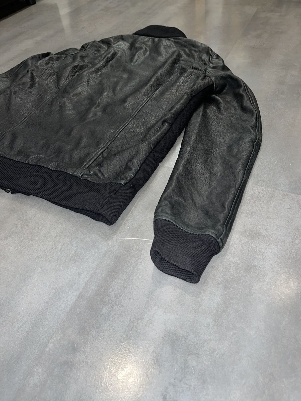 Other Gentryportofino Rick Owens Like Leather Biker Jacket Size US L / EU 52-54 / 3 - 15 Thumbnail