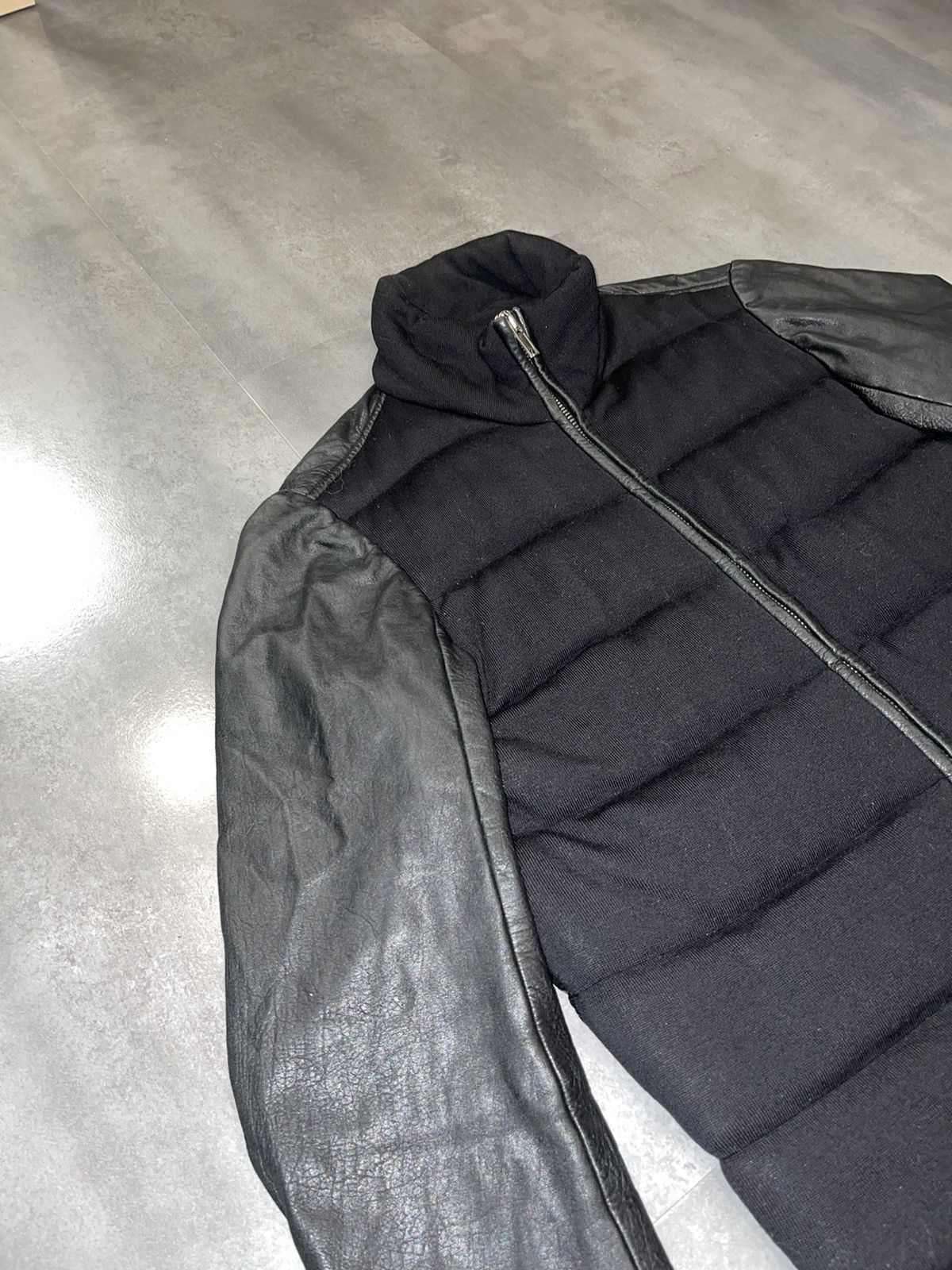 Other Gentryportofino Rick Owens Like Leather Biker Jacket Size US L / EU 52-54 / 3 - 13 Thumbnail