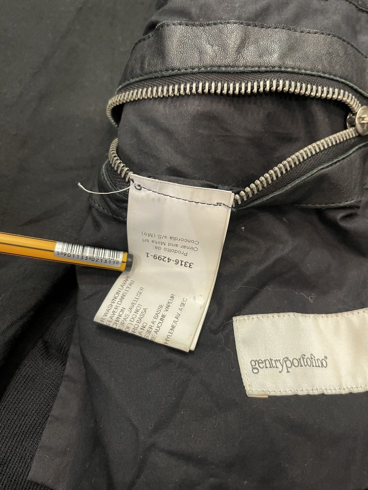 Other Gentryportofino Rick Owens Like Leather Biker Jacket Size US L / EU 52-54 / 3 - 23 Thumbnail